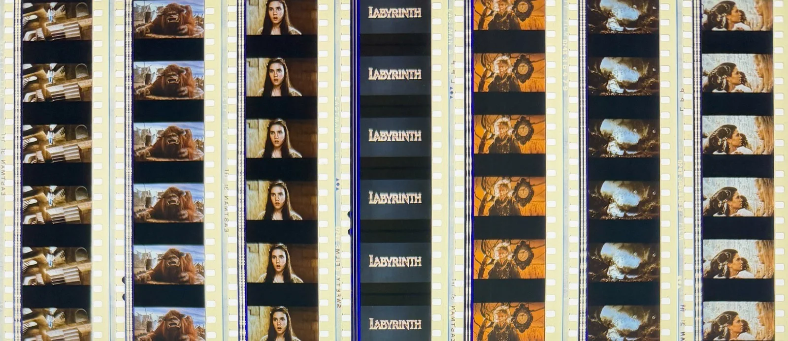 David Bowie In Labyrinth 1986 Very Rare Unmounted 35mm Genuine Film Cells, изображение 3