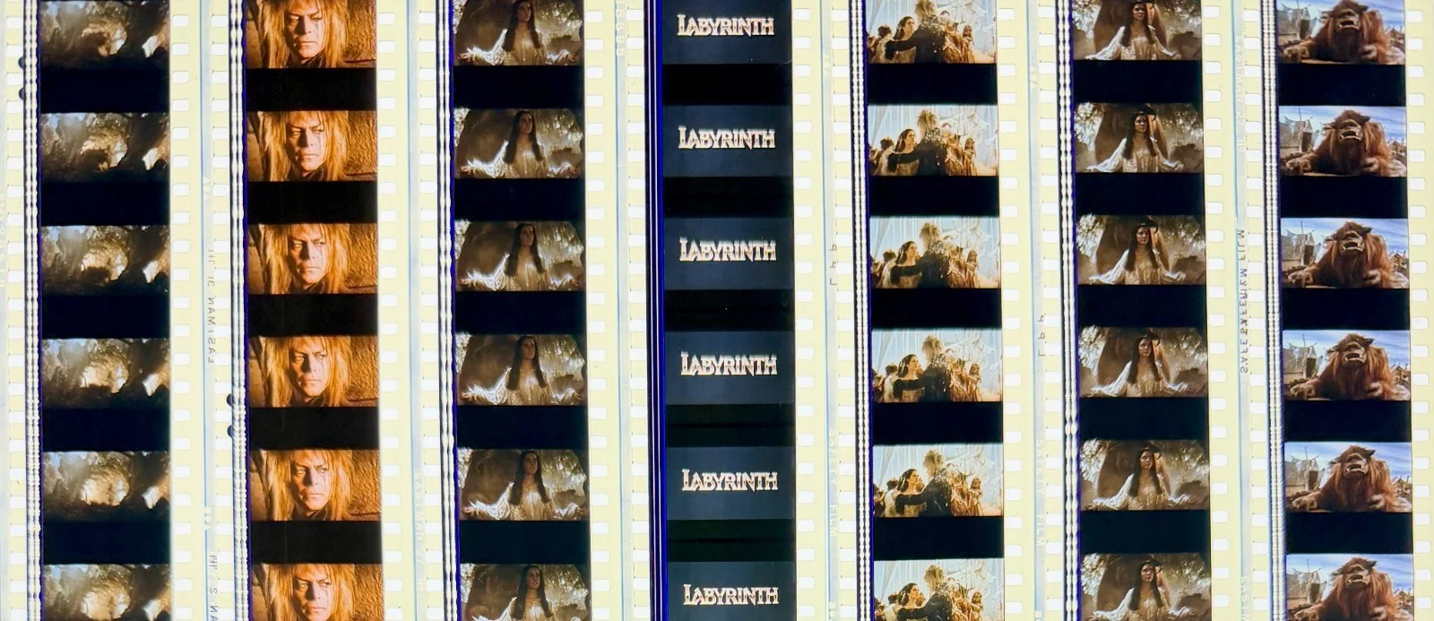 David Bowie In Labyrinth 1986 Very Rare Unmounted 35mm Genuine Film Cells, изображение 4