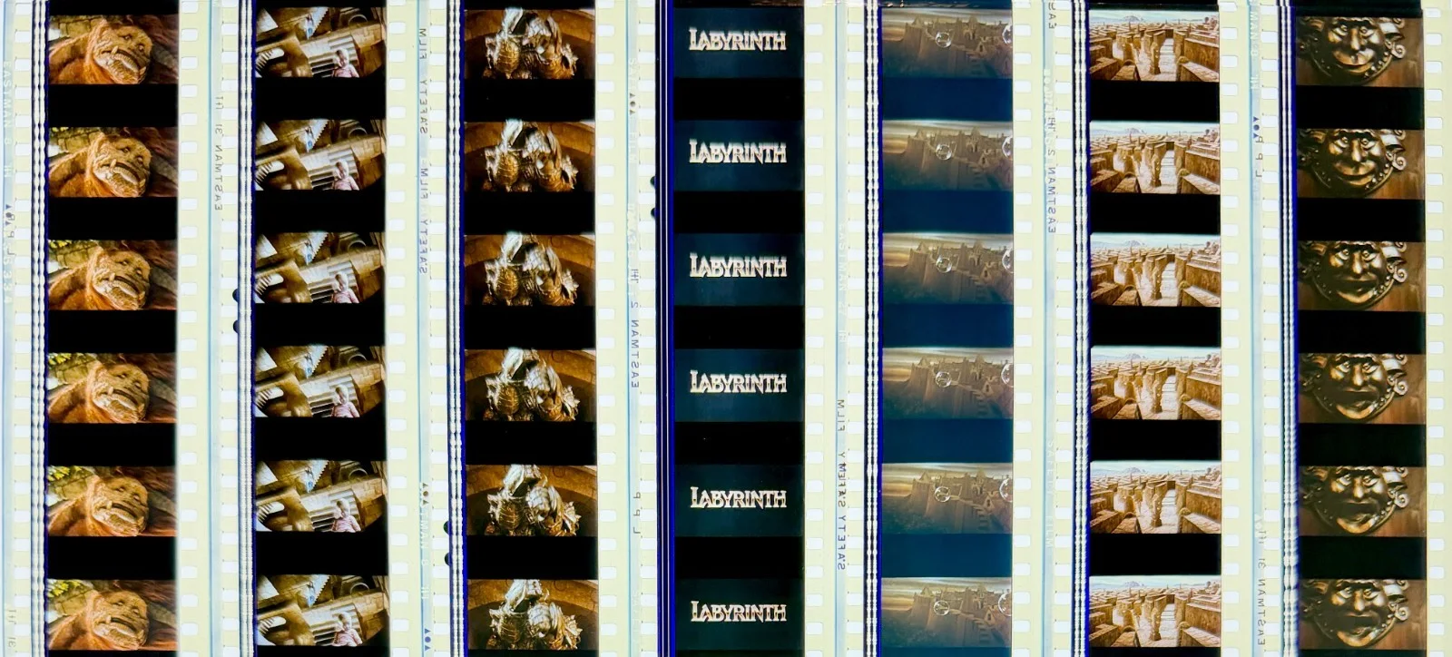 David Bowie In Labyrinth 1986 Very Rare Unmounted 35mm Genuine Film Cells, изображение 5