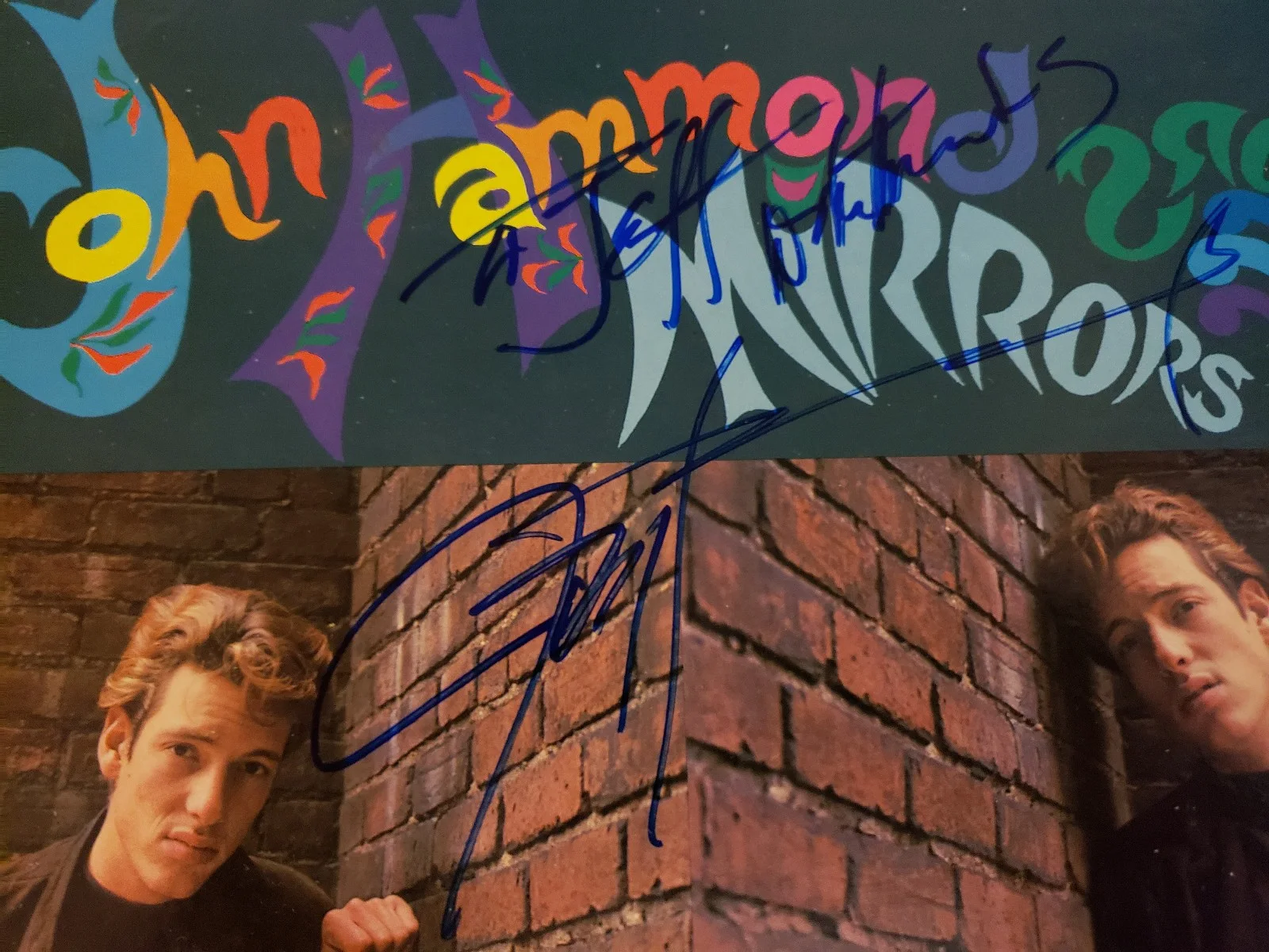 JOHN HAMMOND SIGNED RECORD TITLED "MIRRORS"67 XRARE L@@K BLUES GUITAR ICON L@@K!, image 3