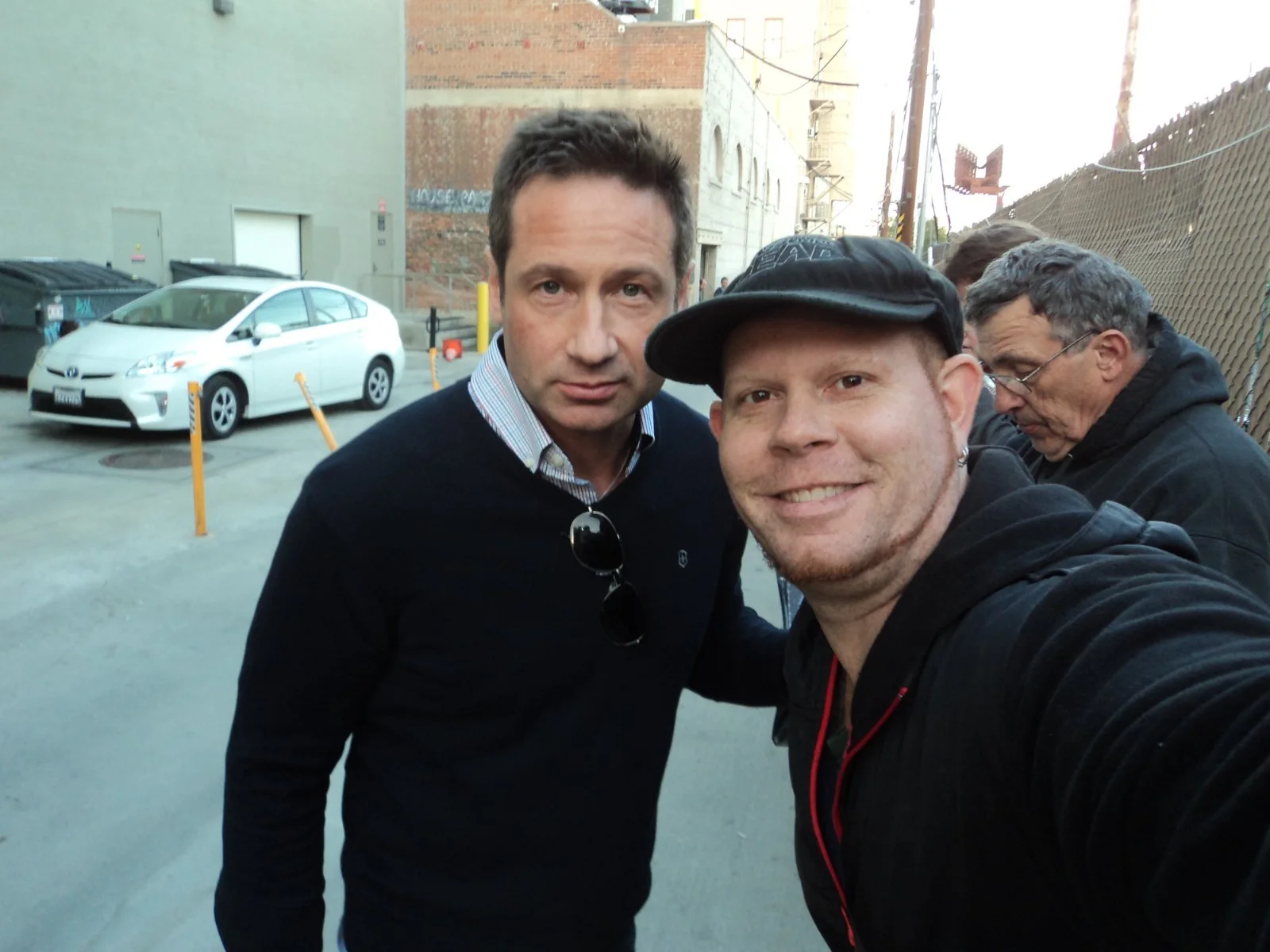 DAVID DUCHOVNY — David Duchovny The X-Files matted signed index card with photo 11x17 #1 Fox, image 3