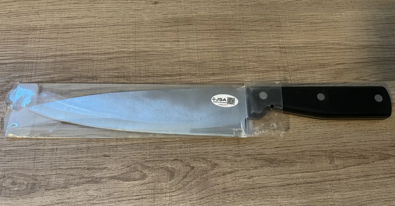A. Michael Lerner, George P. Wilbur — Kitchen Chef Knife Signed Autograph George P. Wilbur JSA Certified, image 2