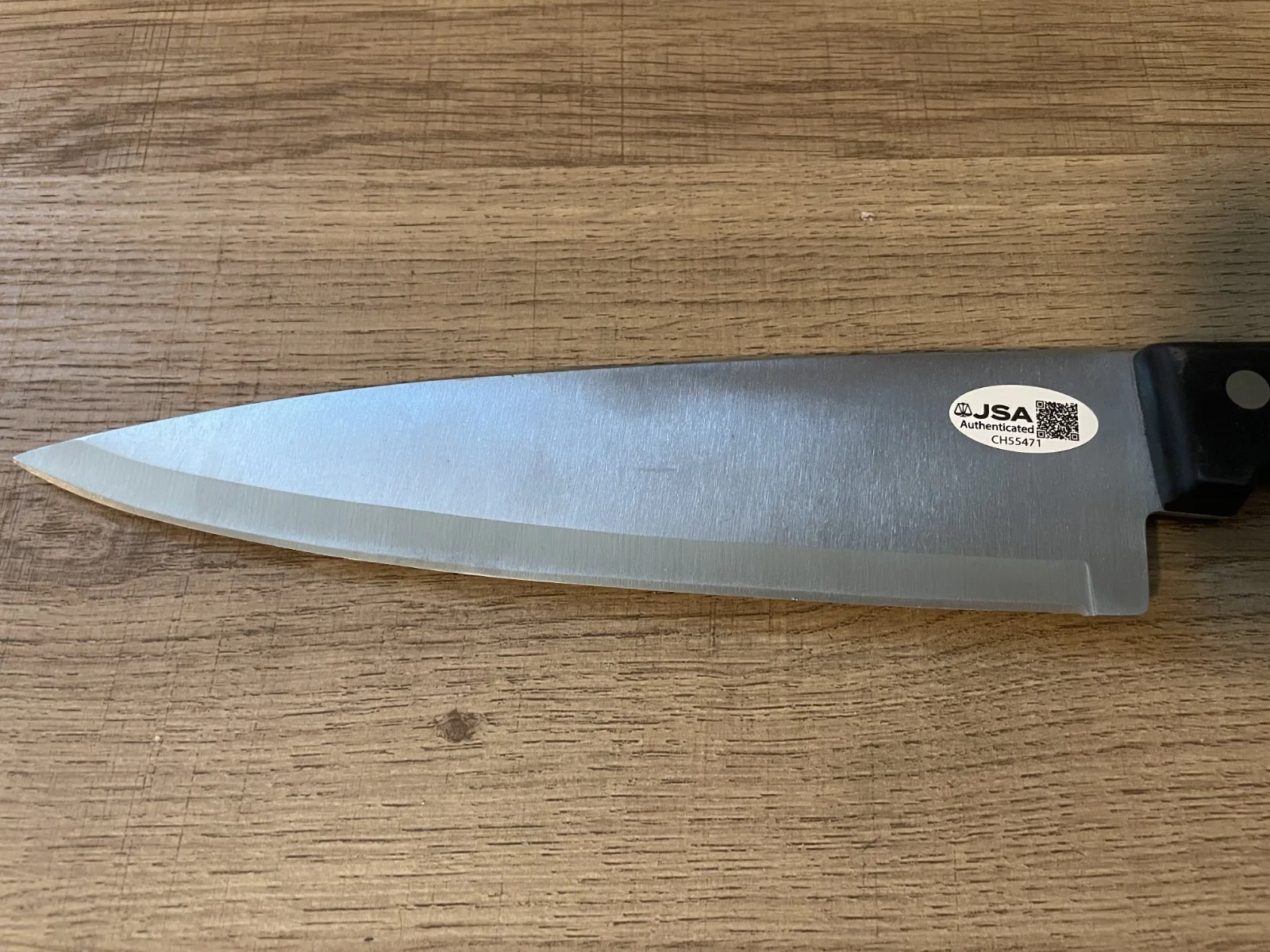 A. Michael Lerner, George P. Wilbur — Kitchen Chef Knife Signed Autograph George P. Wilbur JSA Certified, image 4