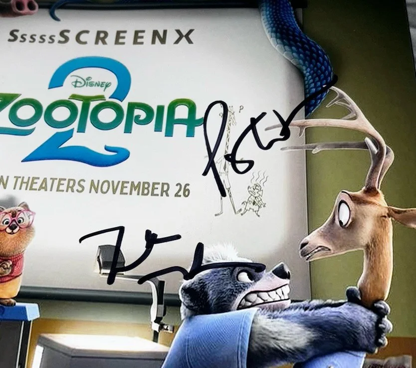Zootopia 2 Signed Cast 12x18 Photo x8 Ginnifer Goodwin, Tudyk, Warburton +5, image 3