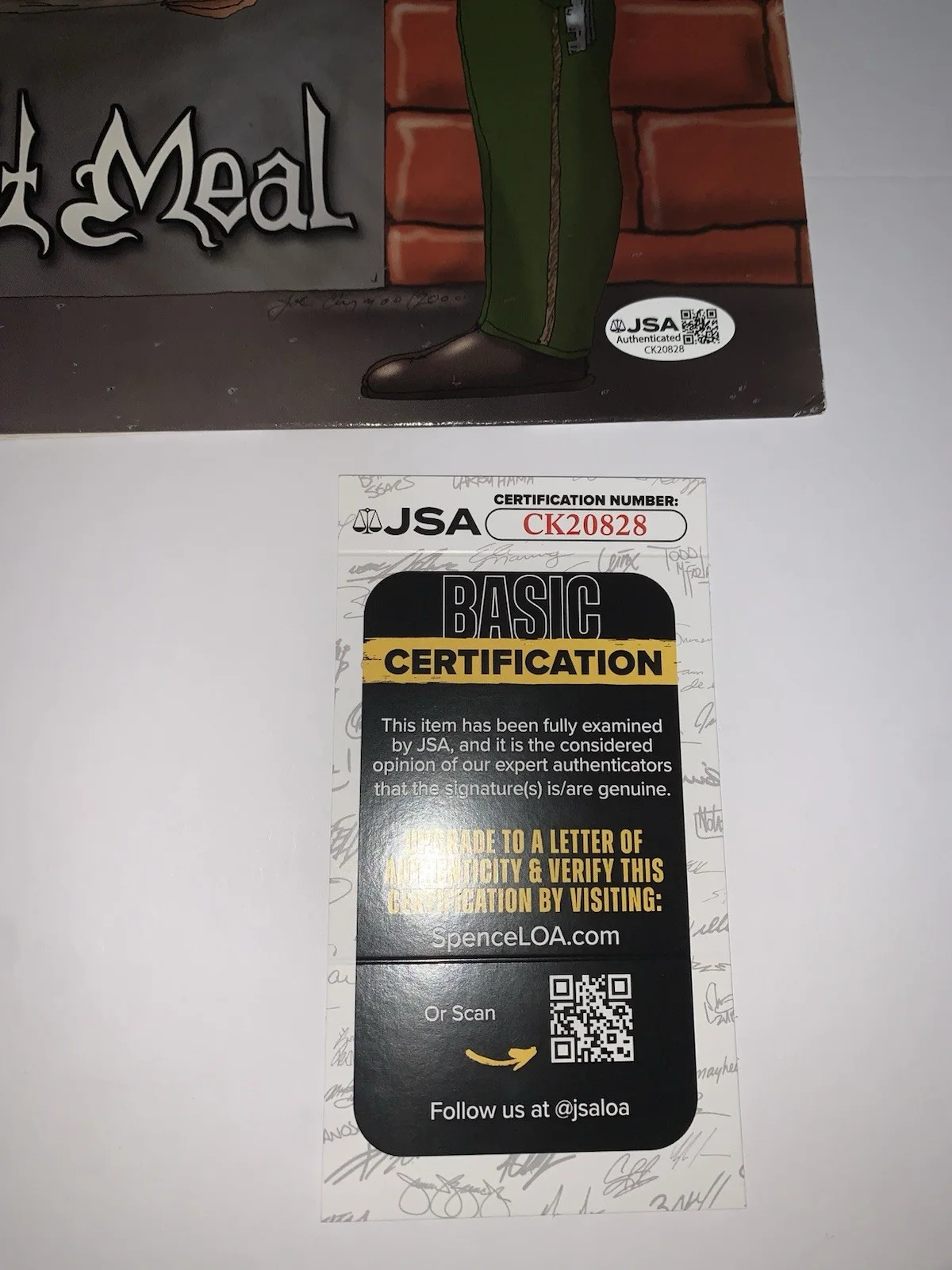 Snoop Dogg Signed Tha Last Meal Vinyl Record Jsa Coa Autograph, изображение 2