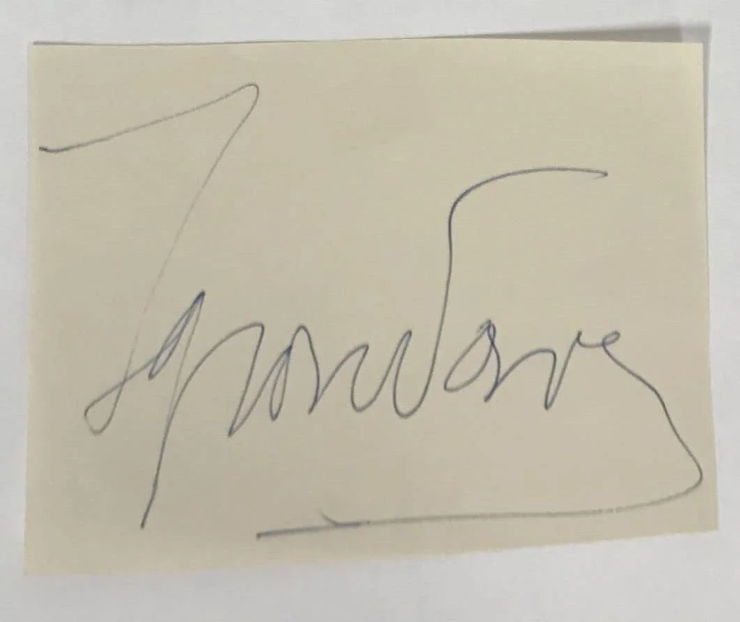 Tyrone Power — Tyrone Power (d. 1958) Signed Autographed Vintage Signature Page 8.5x11 Display, изображение 2
