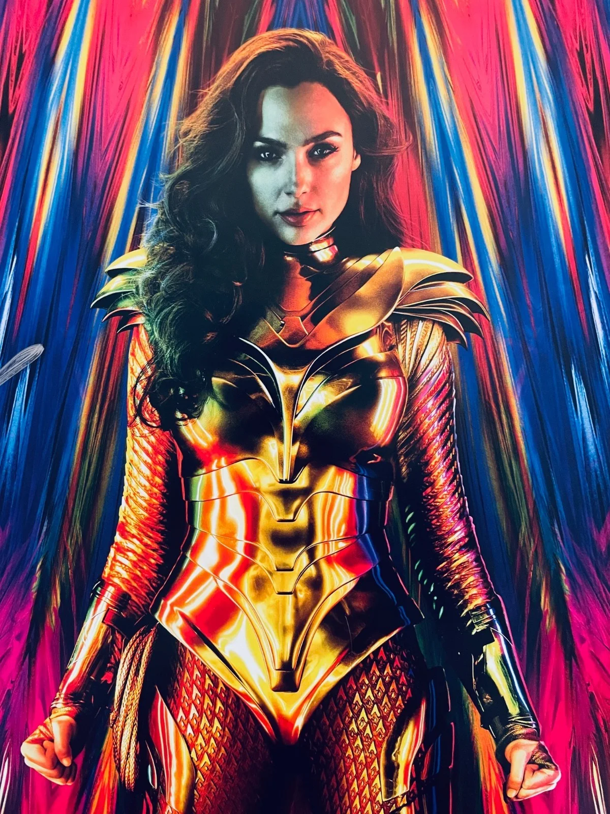Gal Gadot — Wonder Woman 1984 SIGNED Movie Poster Gal Gadot & Patty Jenkins DC Comics WB NM, изображение 4