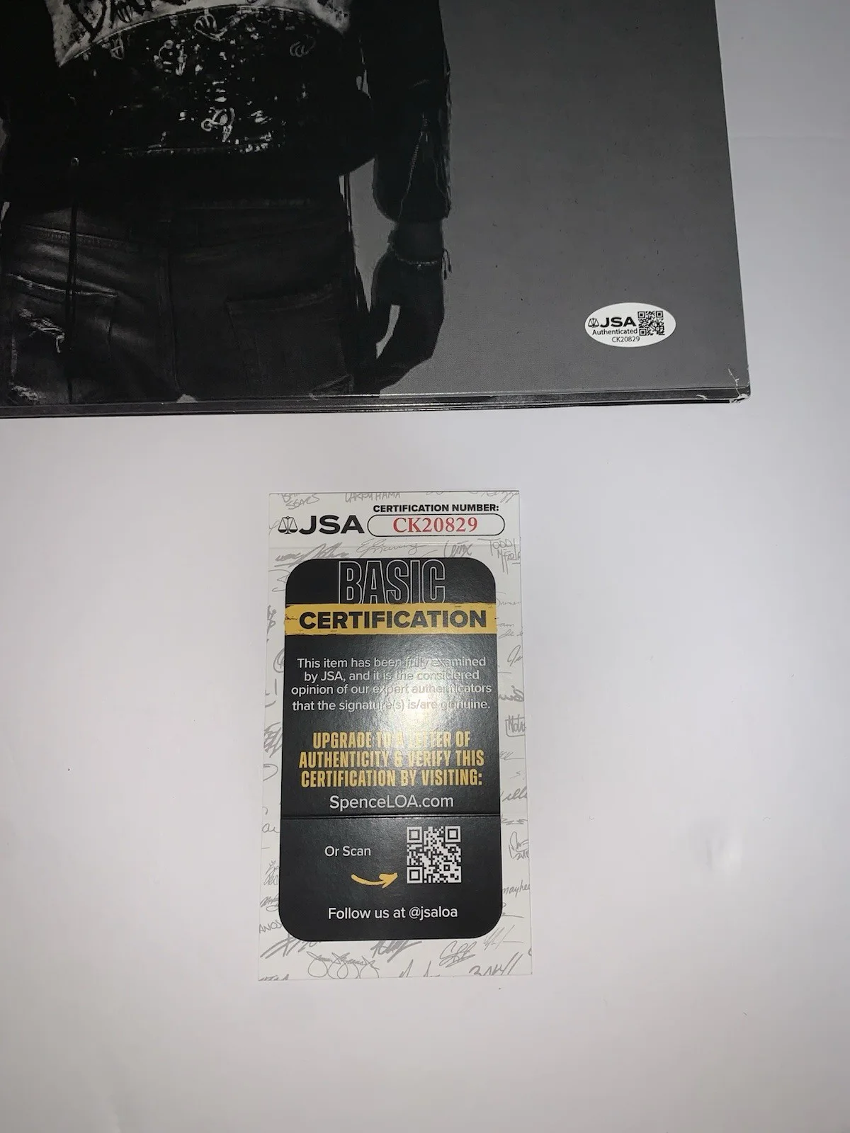G-Eazy Signed When It's Dark Out Vinyl Record Jsa Coa Autograph, image 2