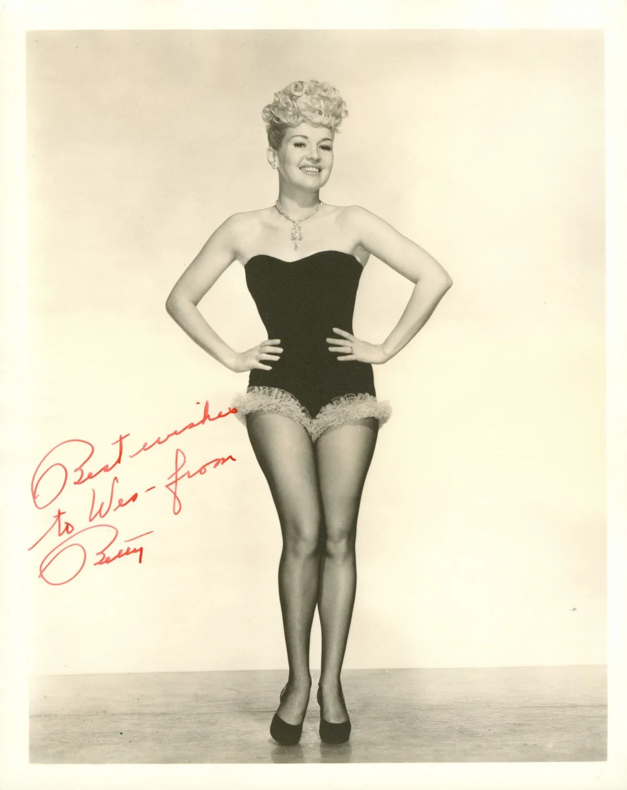 Betty Grable autographed photos (Q:2), image 2
