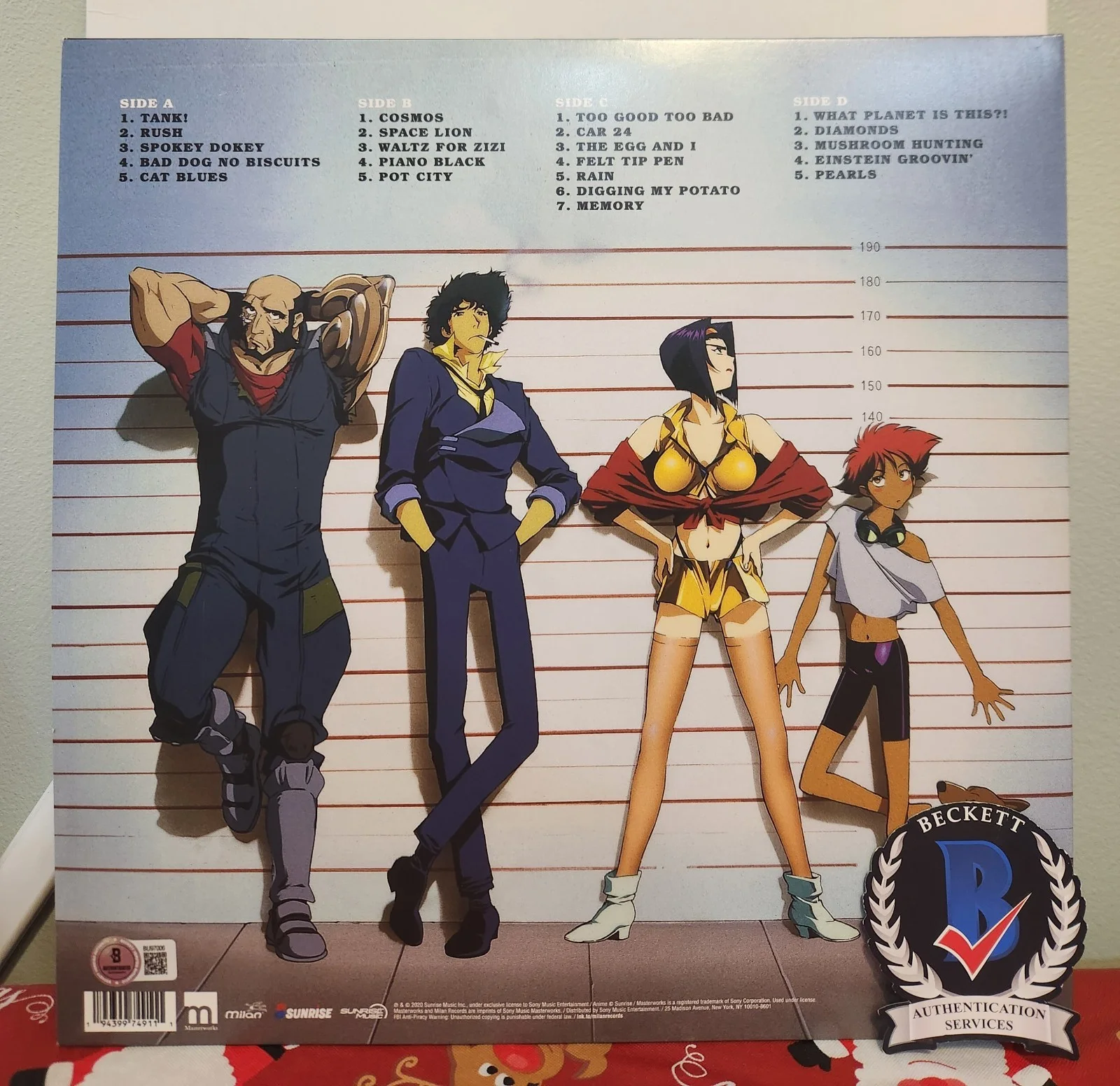 shinichiro watanabe — Shinichiro Watanabe Signed Cowboy Bebop Vinyl Creator Soundtrack BAS COA, image 2