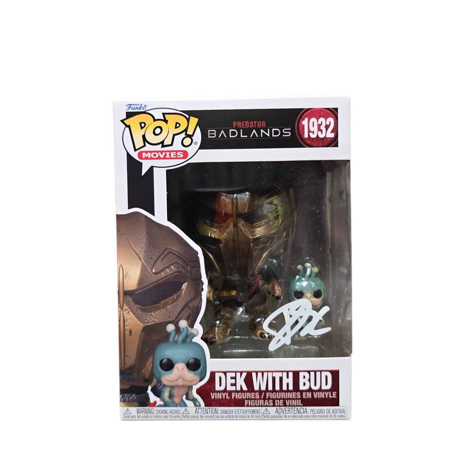 Dimitrius Koloamatangi — Dimitrius Koloamatangi Signed Dek Funko 1932 Predator Badlands SWAU COA RARE