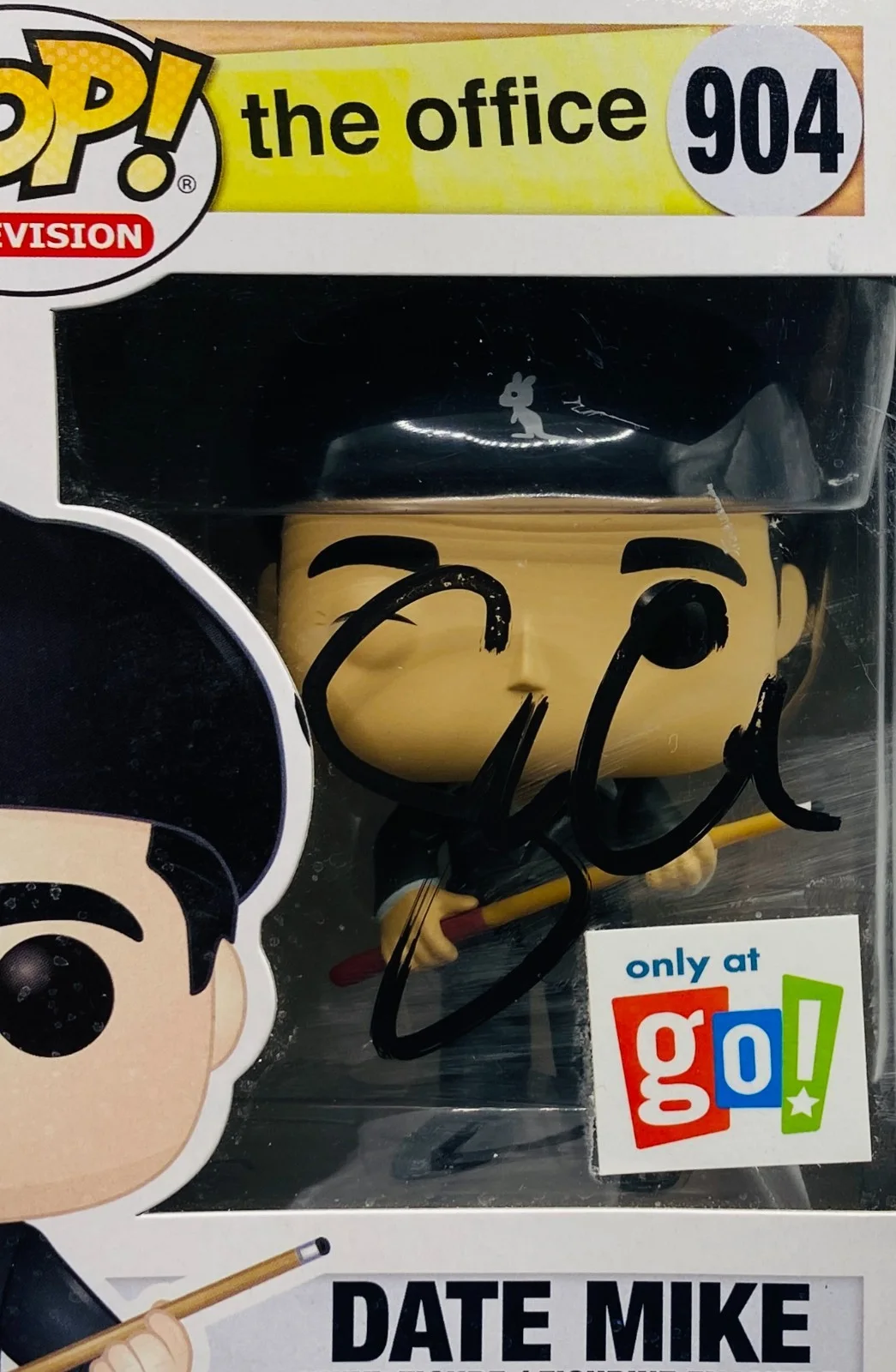 Steve Carell — Michael Scott (Steve Carell) Signed Date Mike Funko In Case With COA (PC482134), image 2