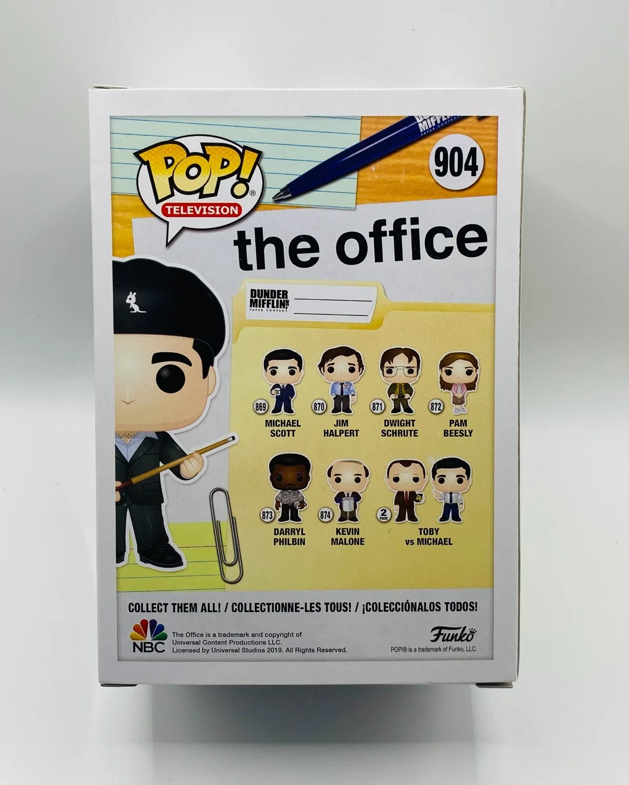 Steve Carell — Michael Scott (Steve Carell) Signed Date Mike Funko In Case With COA (PC482134), image 4