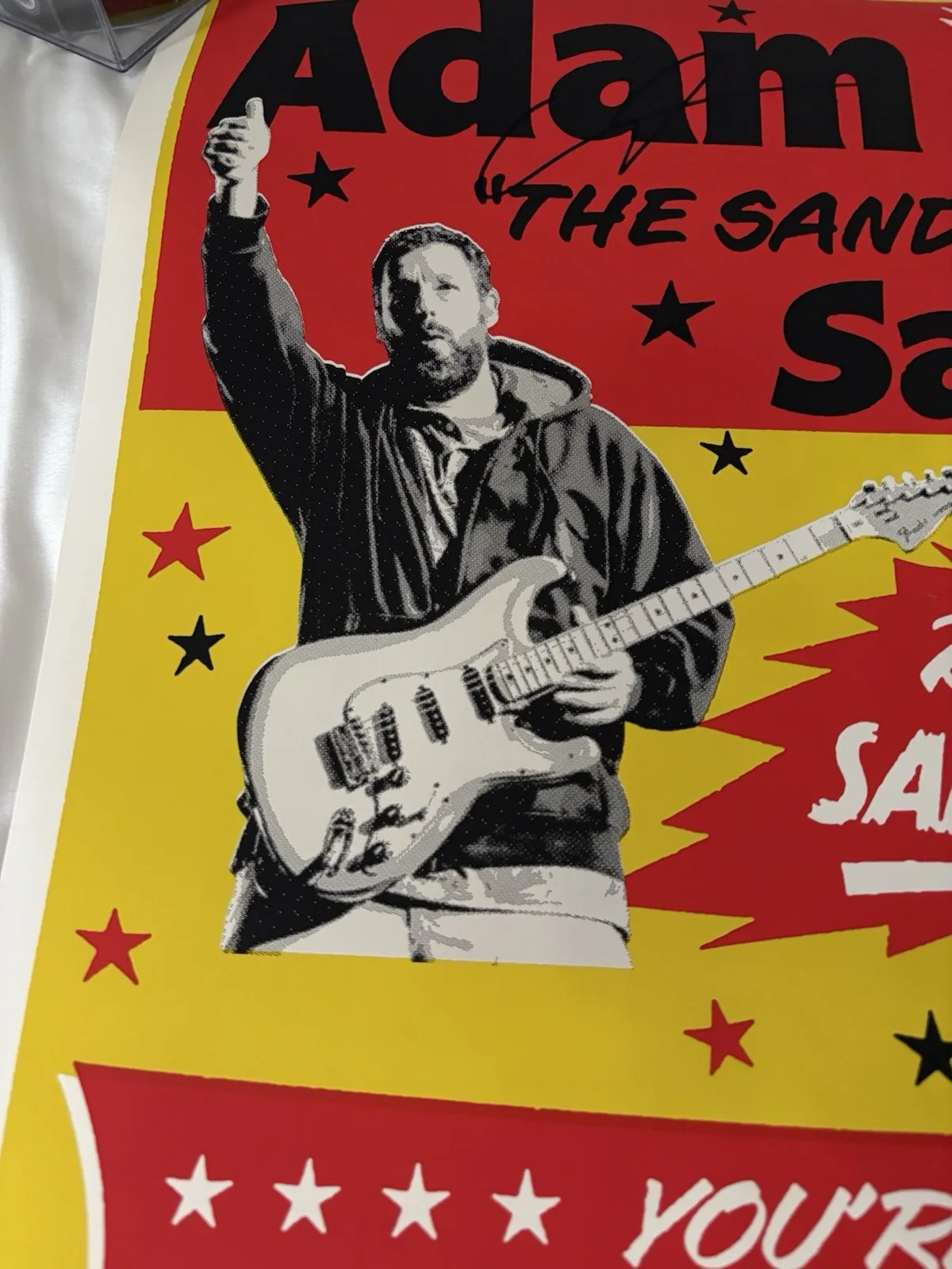 * ADAM SANDLER You're My Best Friend Tour Poster Signed Autographed Beckett Coa, изображение 4