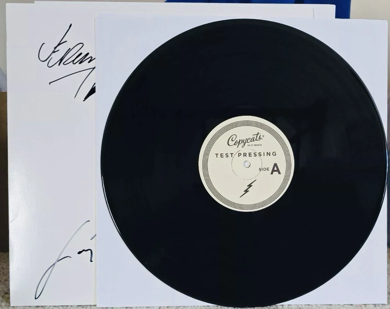 Papa Roach Band Signed Greatest Hits Vol 2 Test Pressing Vinyl Record JSA COA, image 5