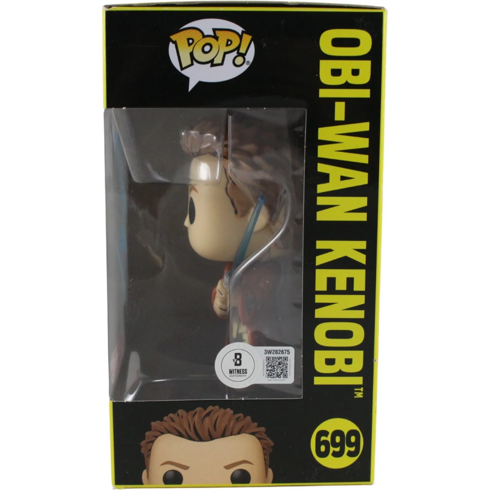 Ewan McGregor Autographed Star Wars Funko Pop! #699 Obi-Wan Kenobi Beckett 53789, image 3