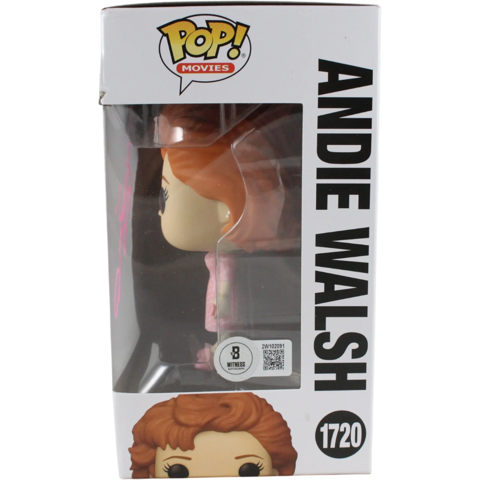 Molly Ringwald Autographed Pretty in Pink Funko Pop! #1720 Andie Beckett 53793, изображение 3