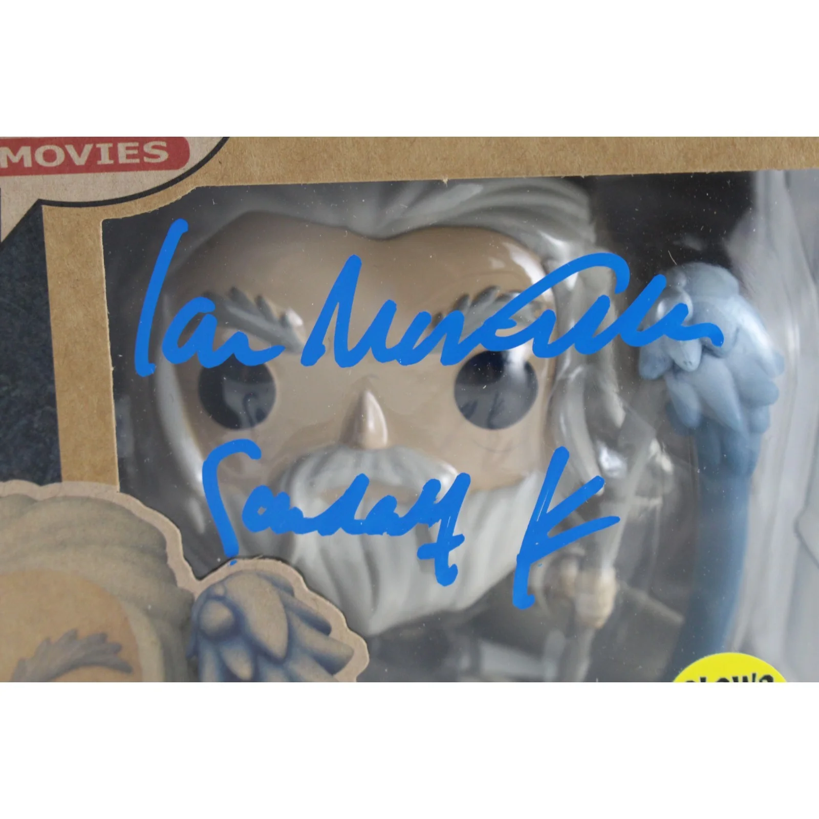 Ian McKellen Autographed Lord of the Rings Funko Pop! 1203 Gandolf Beckett 53790, изображение 2