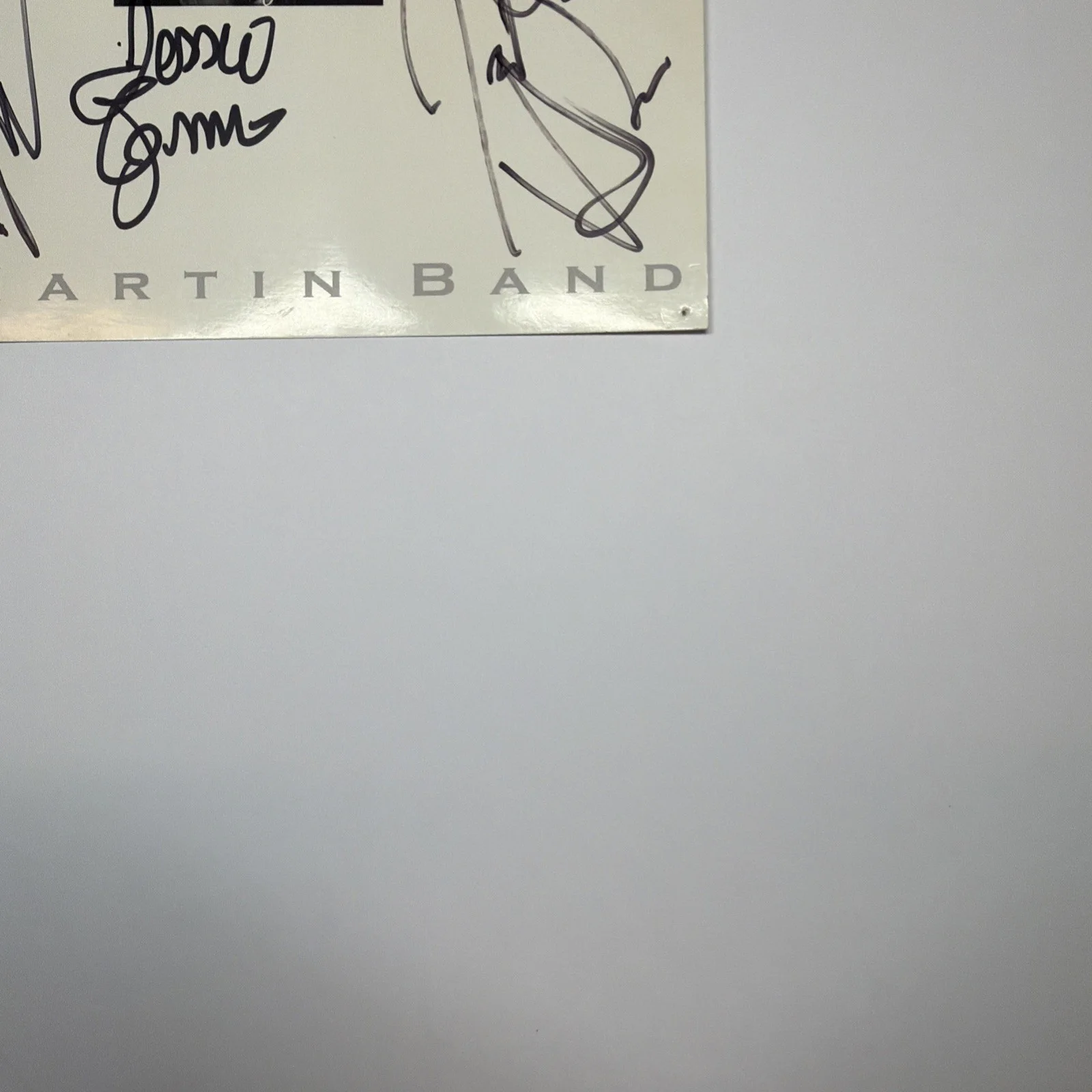 ￼The Logan Martin Band Autographed Band Poster 8.5x11 Inch, image 3