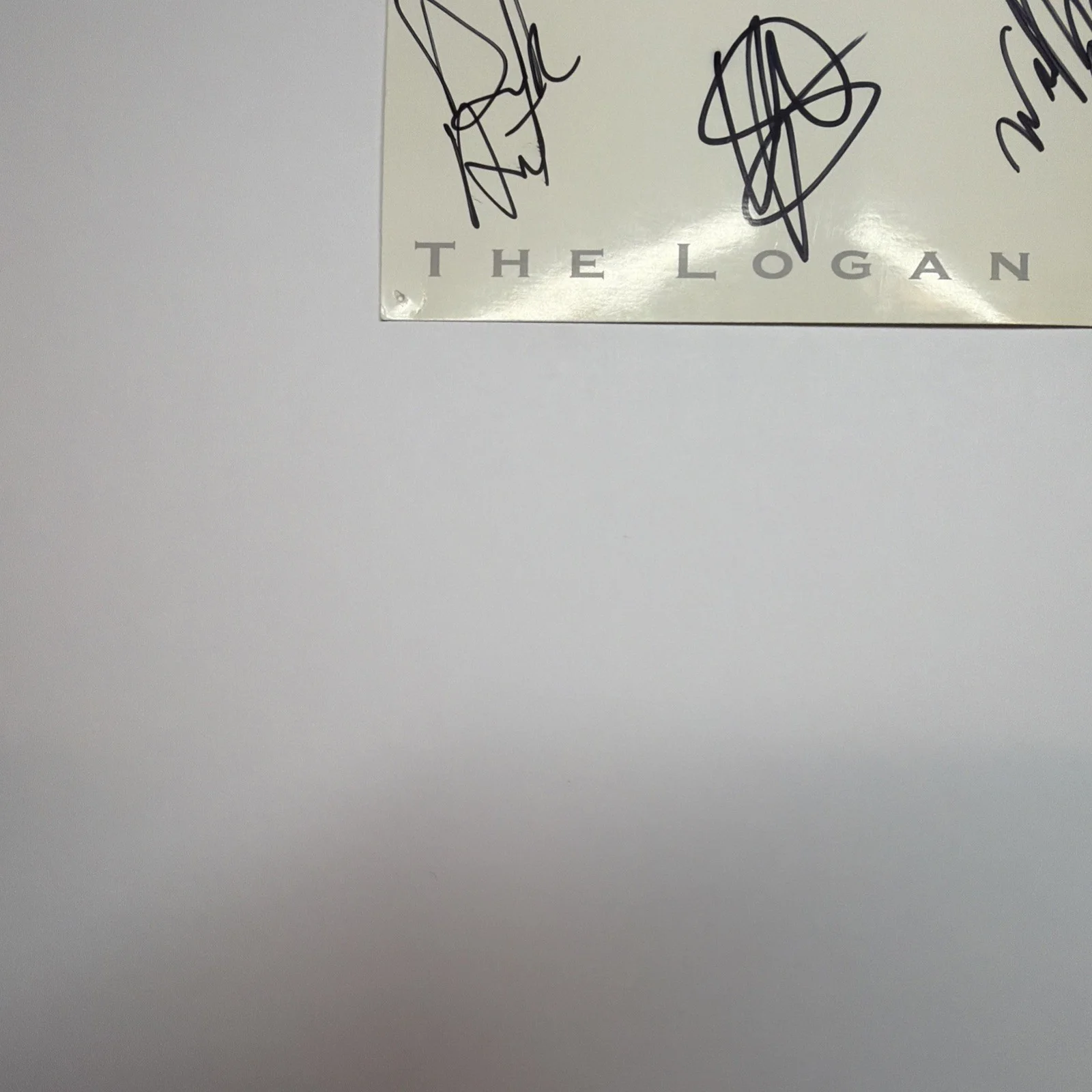 ￼The Logan Martin Band Autographed Band Poster 8.5x11 Inch, image 4
