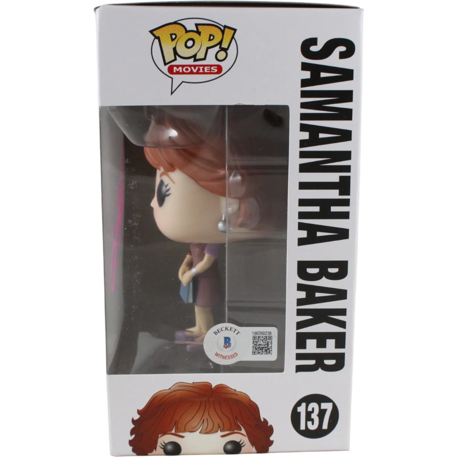 Molly Ringwald Autographed Sixteen Candles Funko Pop! 137 Samantha Beckett 53802, изображение 3
