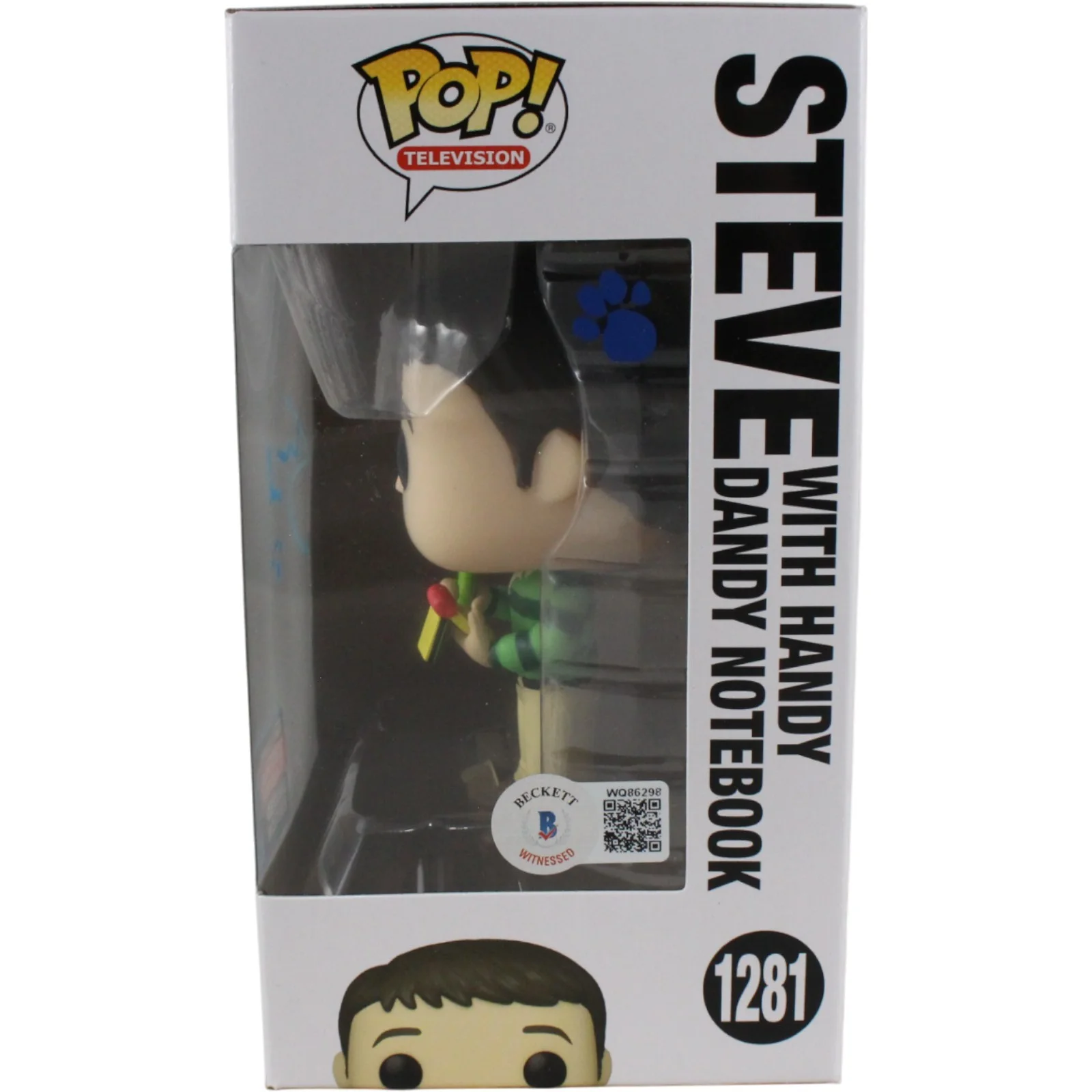 Steve Burns — Steve Burns Autographed Nickolodeon Blue's Clues Funko Pop! #1281 Beckett 53779, image 3