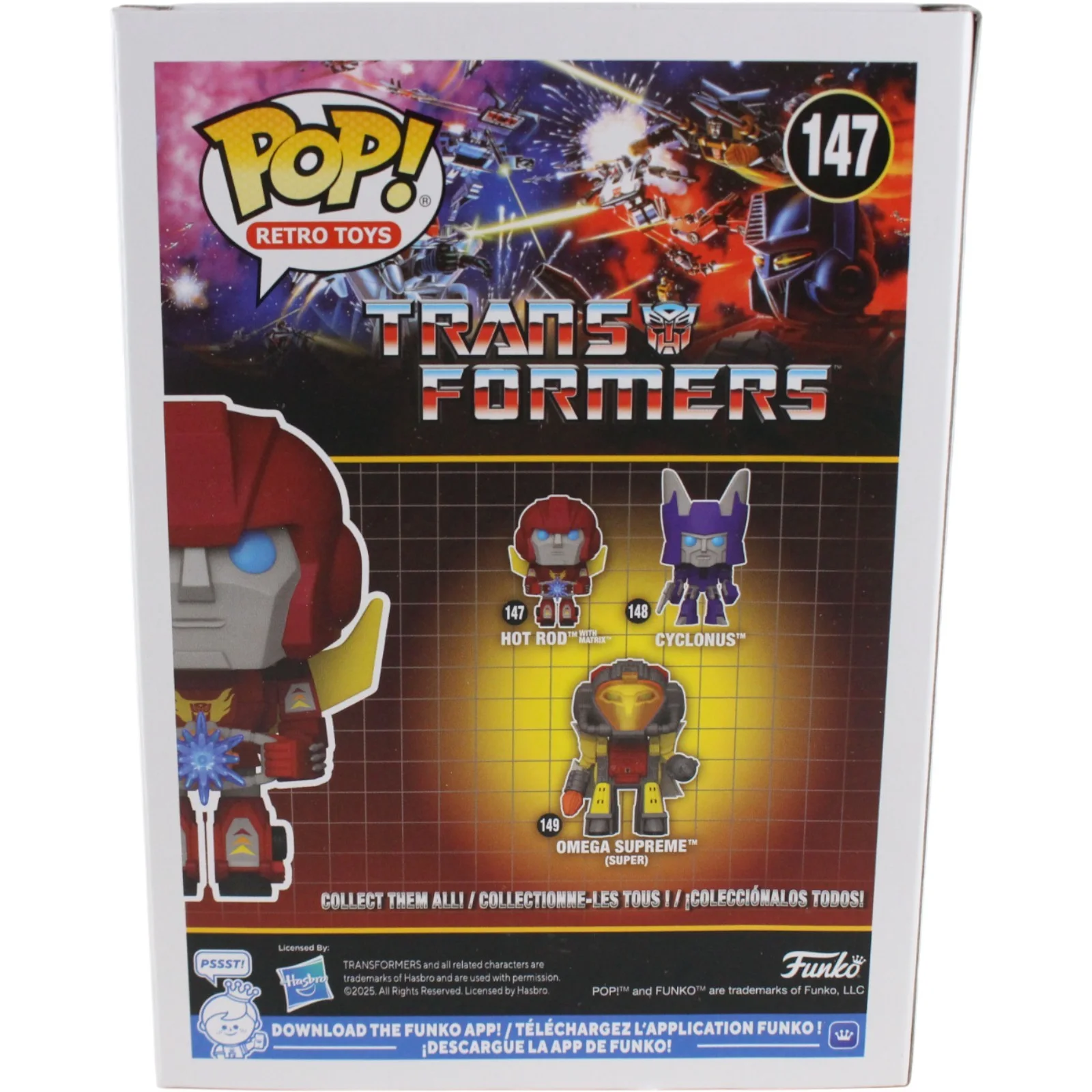 Judd Nelson Autographed Transformers Funko Pop! #147 Hot Rod Beckett 53792, изображение 4