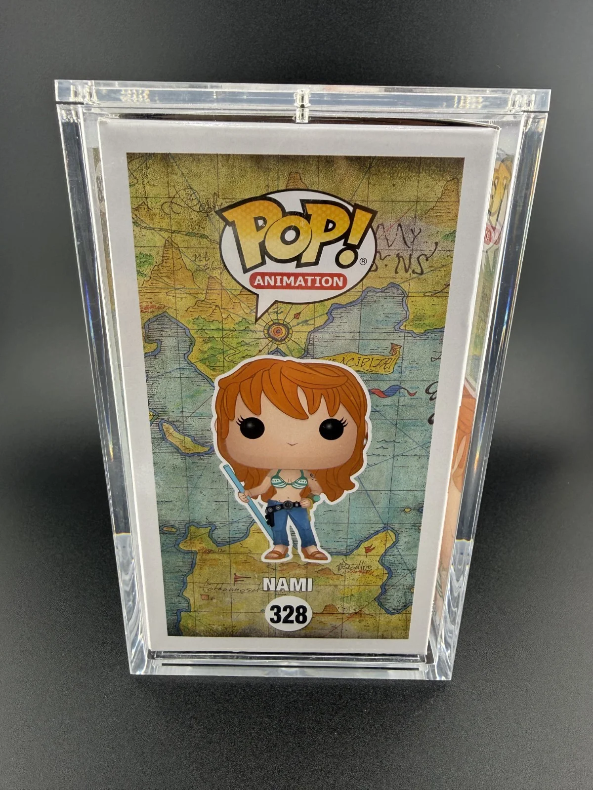 Akemi Okamura — Nami (One Piece) - Signed by AKEMI OKAMURA (JAPANESE VA) w/ SWAU - Funko Pop, изображение 3