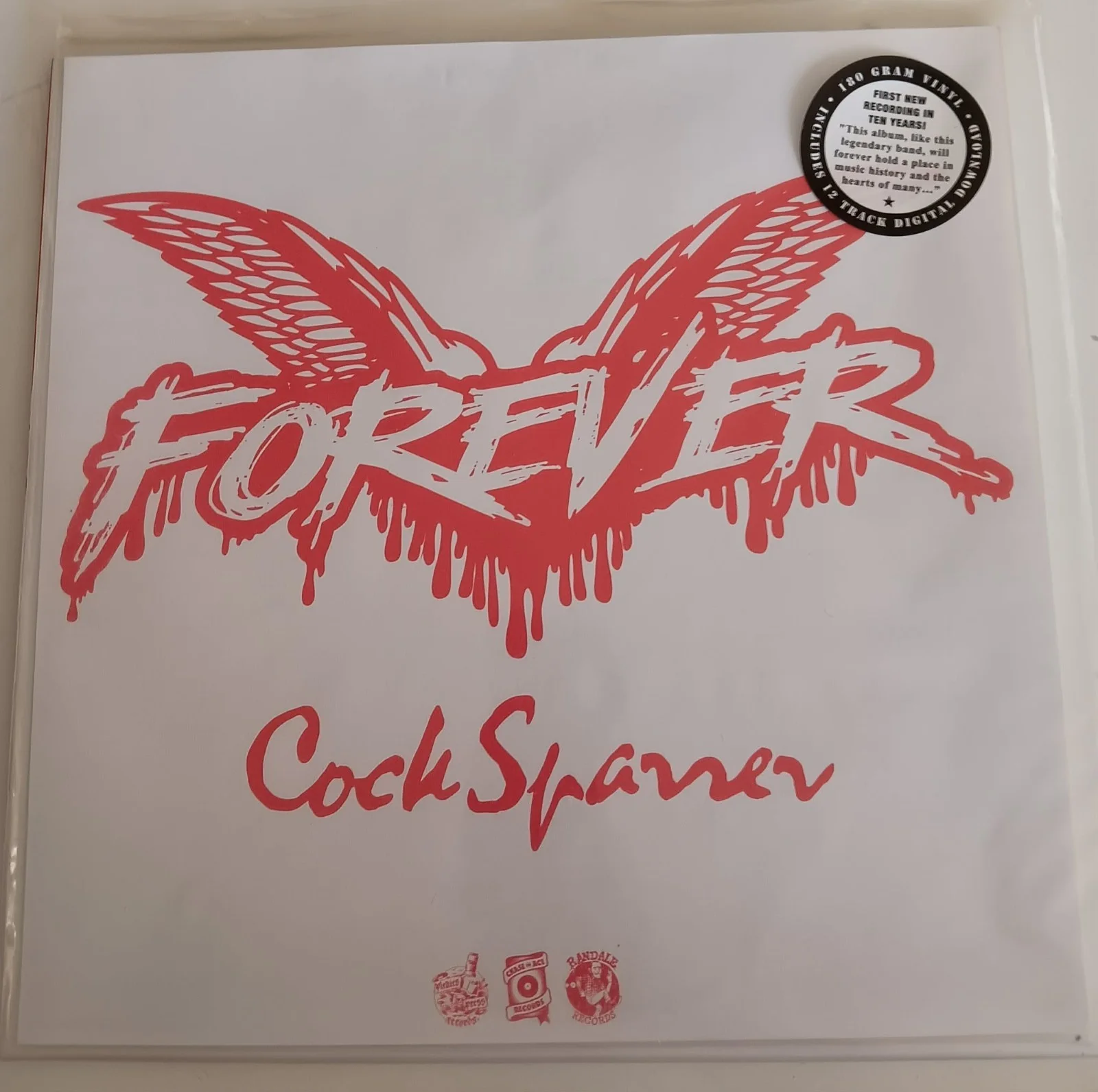 Cock Sparrer Forever Vinyl Signed Rare!, image 3