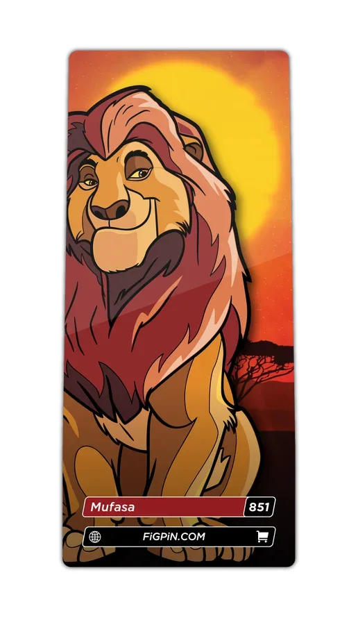FiGPiN Mufasa (0851) Disney's Lion King 3-Inch Enamel Pin, image 2