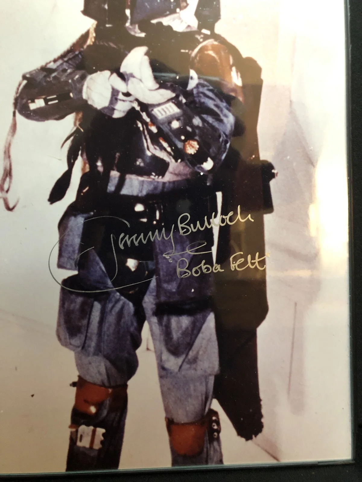 Jeremy Bulloch — Signed Jeremy Bulloch “Boba Fett” Star Wars Autographed 8x10 Photograph Framed, изображение 3