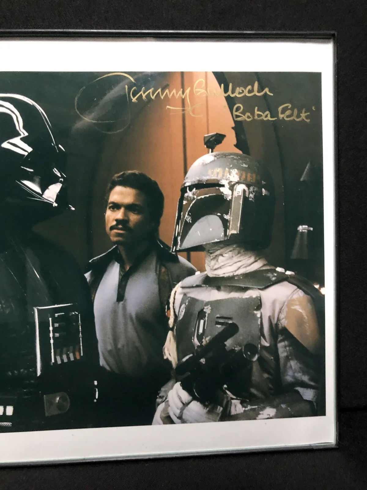 Jeremy Bulloch — Signed Jerwmy Bulloch “Boba Fett” Star Wars Autographed 8x10 Photograph Framed, изображение 3