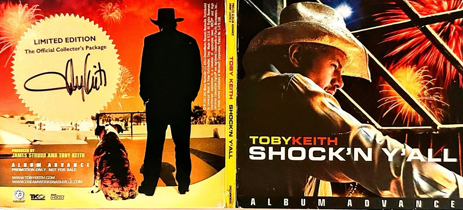 TOBY KEITH “Very Rare“ITEMS Was Not Ment For Sale Label Promotion Limited To 100, изображение 4