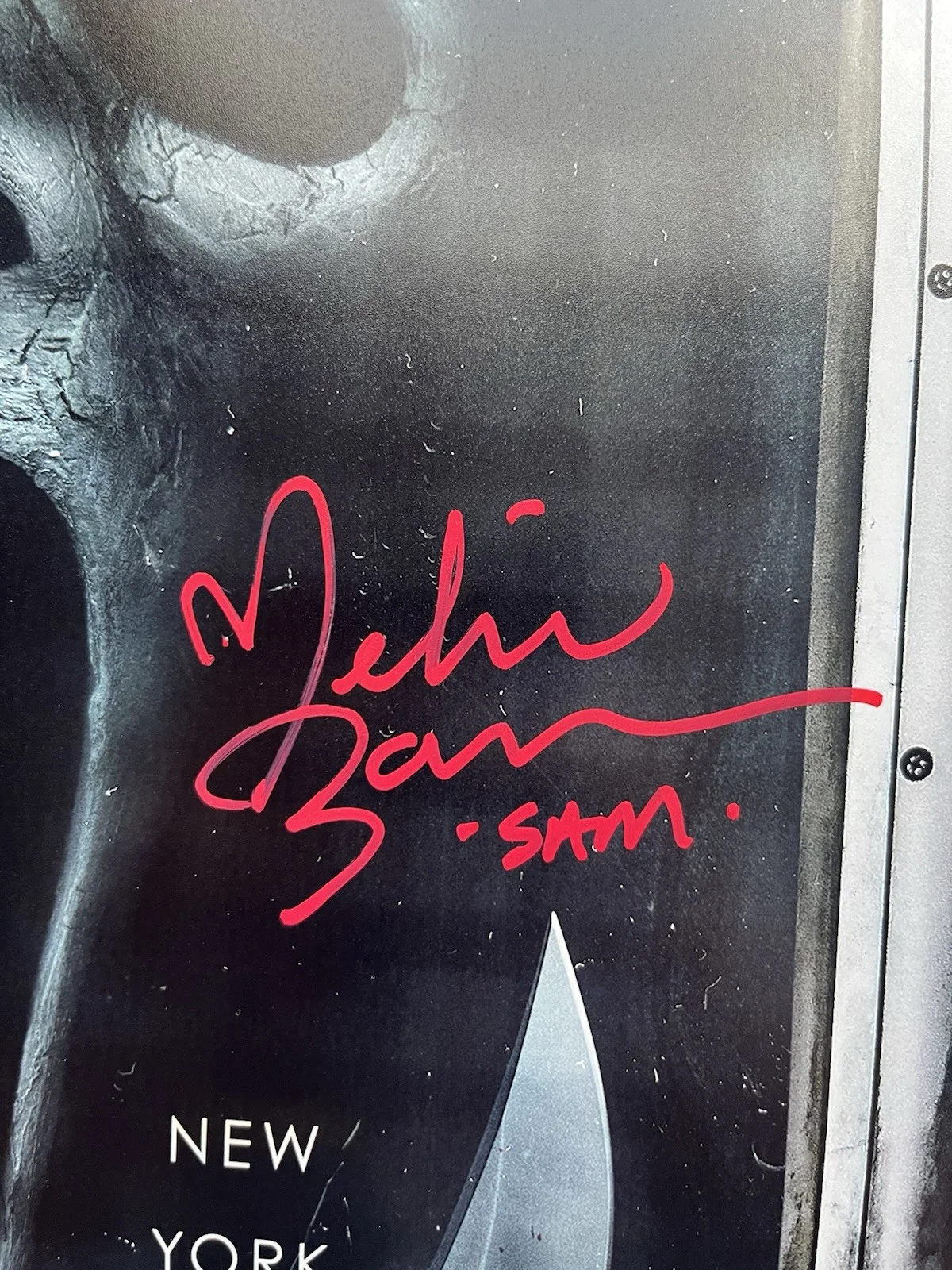 Melissa Barrera — Melissa Barrera Liana Liberato Dual Signed Scream 11x17 Photo JSA COA Ghostface, image 5