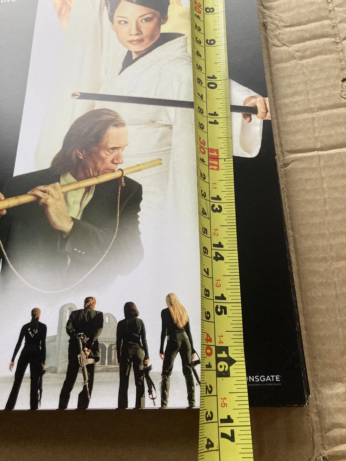 KILL BILL THE WHOLE BLOODY AFFAIR ORIGINAL MINI ONE SHEET CINEMA POSTER 17x12”, изображение 2