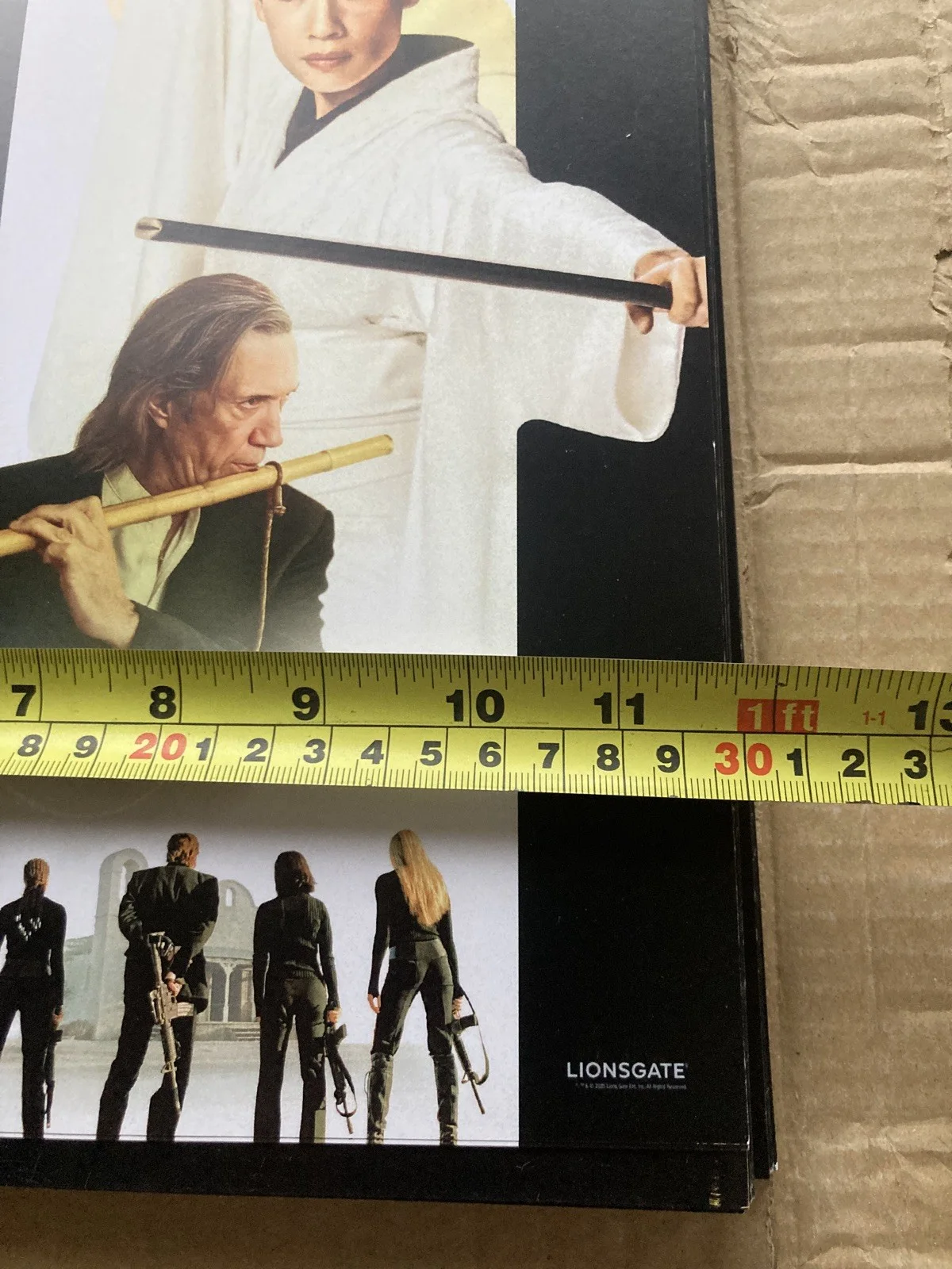 KILL BILL THE WHOLE BLOODY AFFAIR ORIGINAL MINI ONE SHEET CINEMA POSTER 17x12”, изображение 3