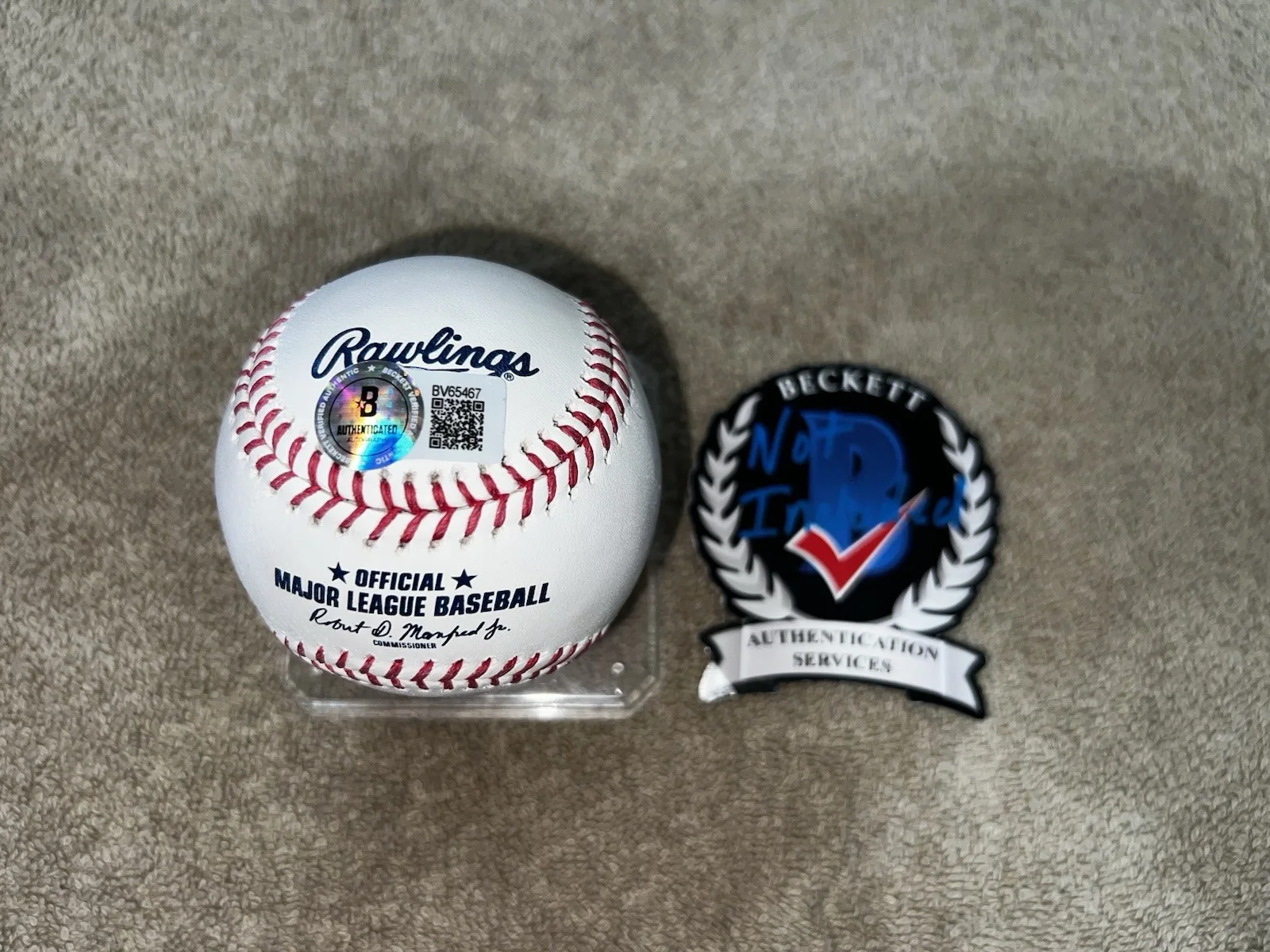 Keegan-Michael Key Signed Official Major League Baseball Hollywood Beckett, image 2