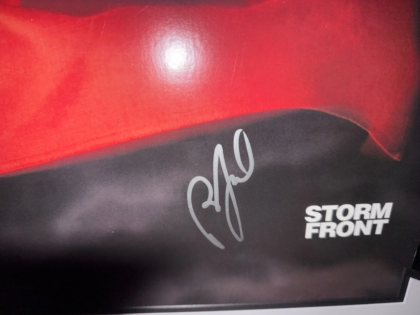 Billy Joel Framed & Autographed Vinyl Record and Album Cover *STORM FRONT*, изображение 3