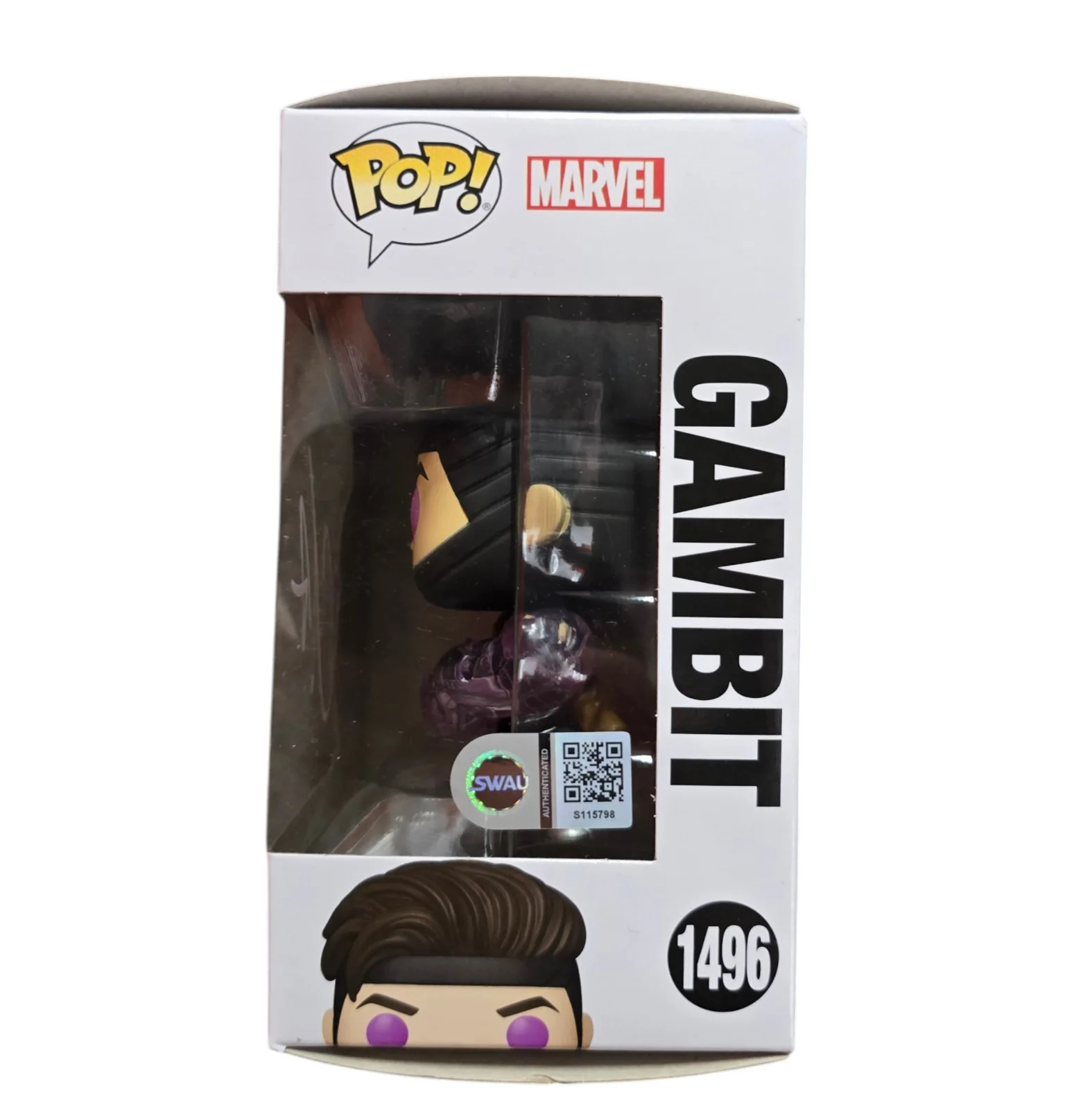 channing Tatum — Channing Tatum Signed Gambit Funko 1496 Deadpool & Wolverine SWAU Authenticated, изображение 2