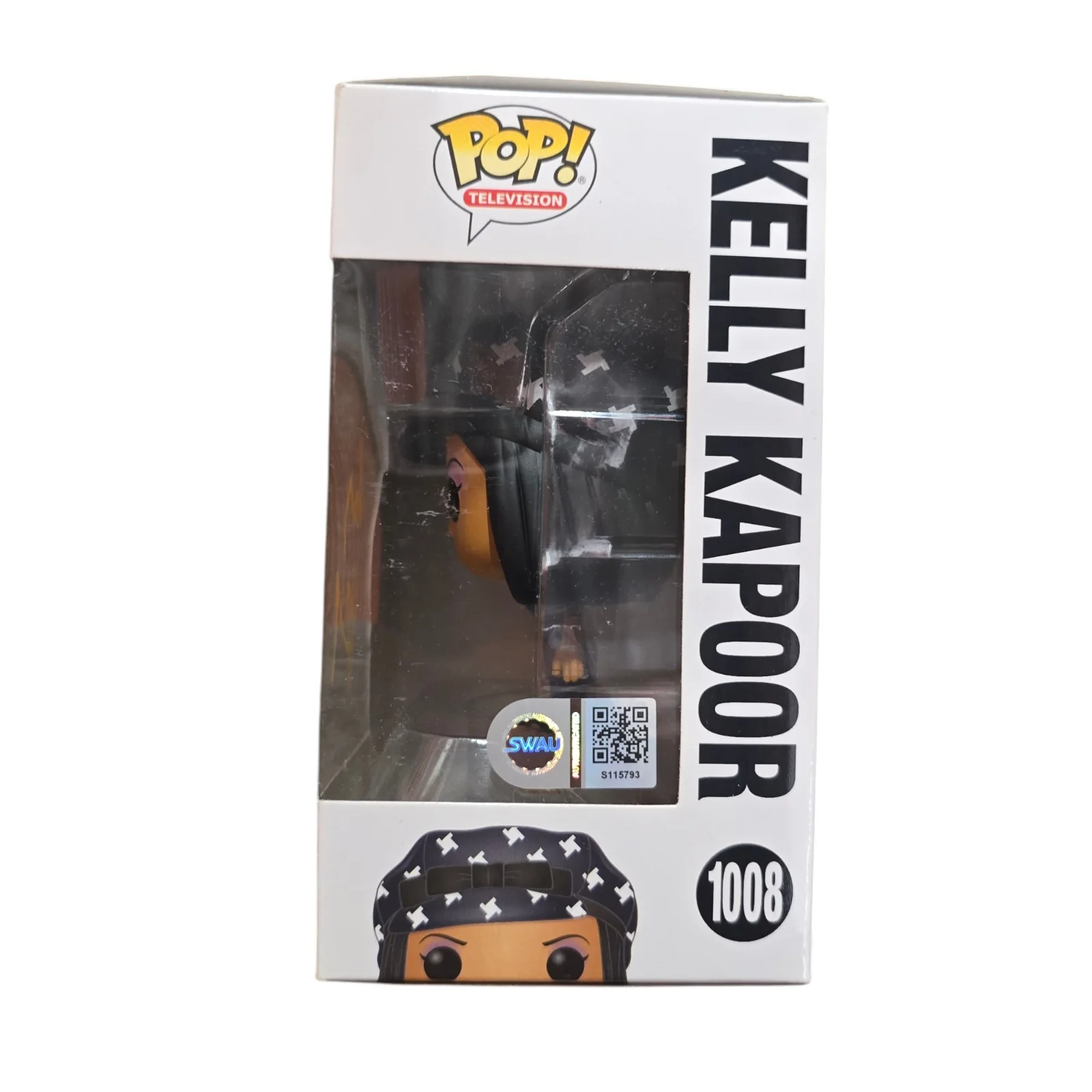 Mindy Kaling Signed Kelly Kapoor Funko 1008 The Office SWAU Authenticated RARE, изображение 2