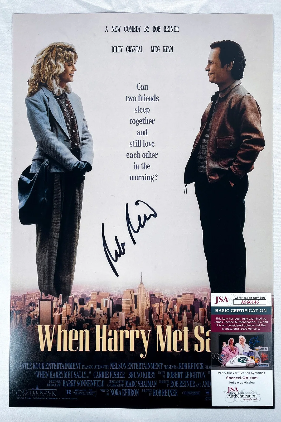 Rob Reiner — Rob Reiner Signed WHEN HARRY MET SALLY 12x18 Photo Poster EXACT Proof JSA A, изображение 5