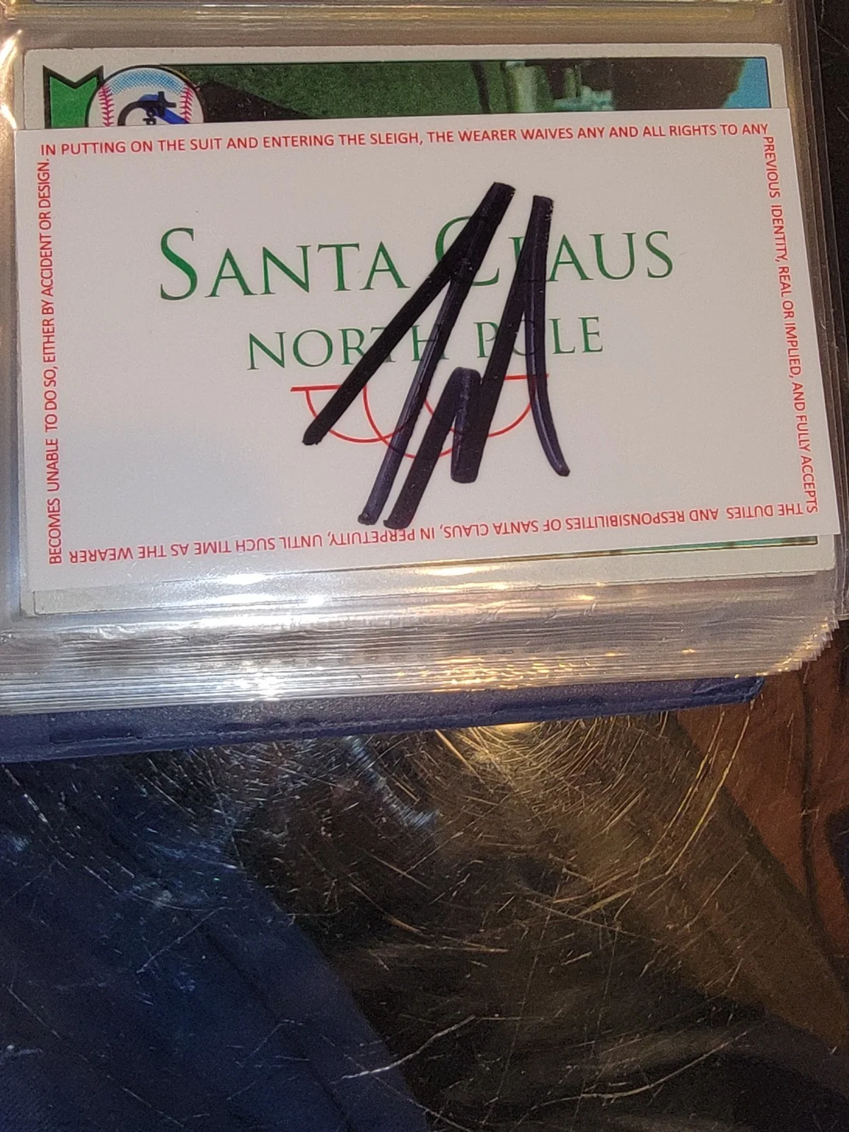 Tim Allen — Tim Allen Signed Business Card Autographed The Santa Clause