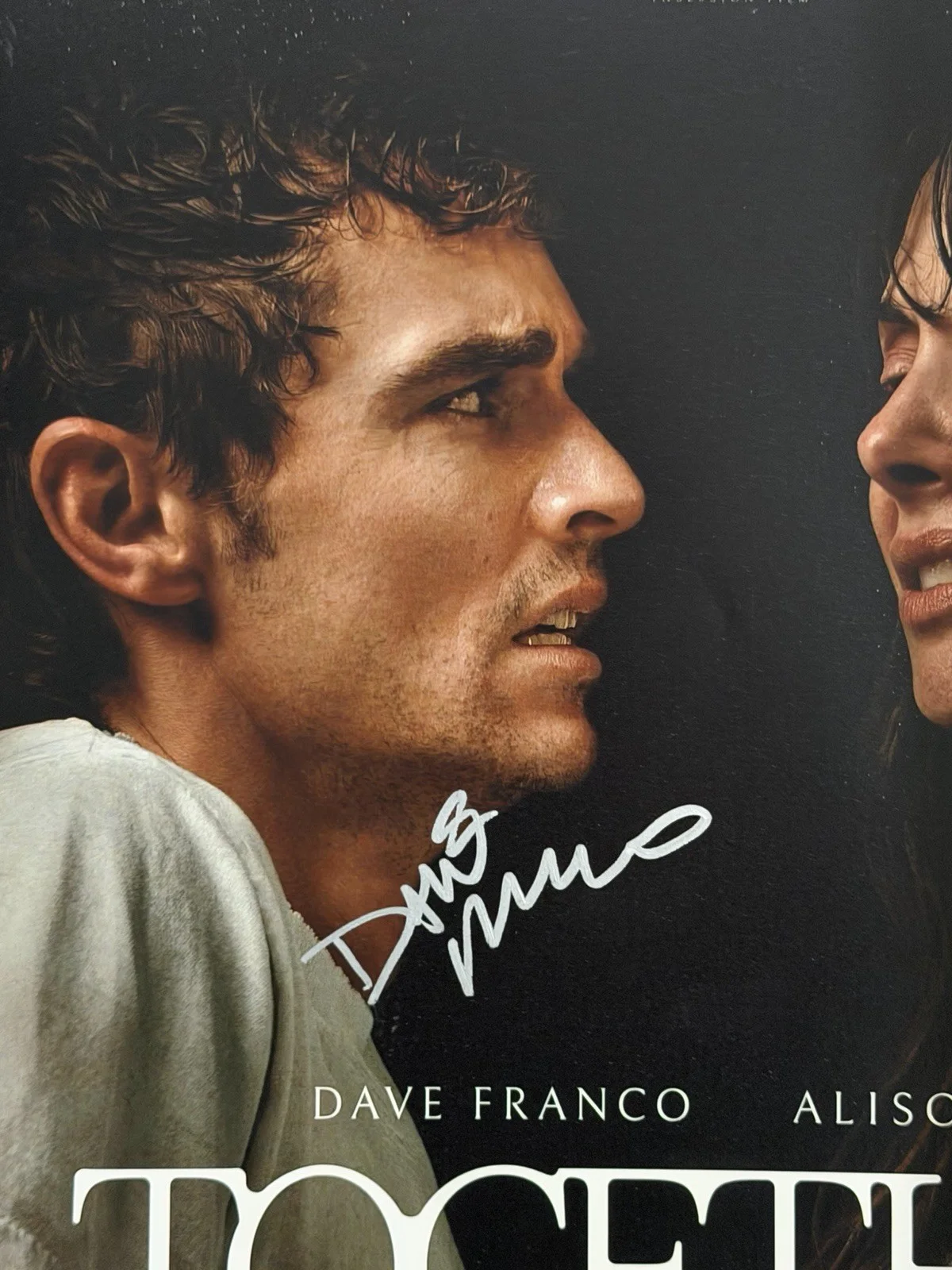 Alison Brie Dave Franco Michael Shanks — TOGETHER SIGNED 11x17 AUTOGRAPH PHOTO ALISON BRIE DAVE FRANCO BECKETT COA-B, изображение 2