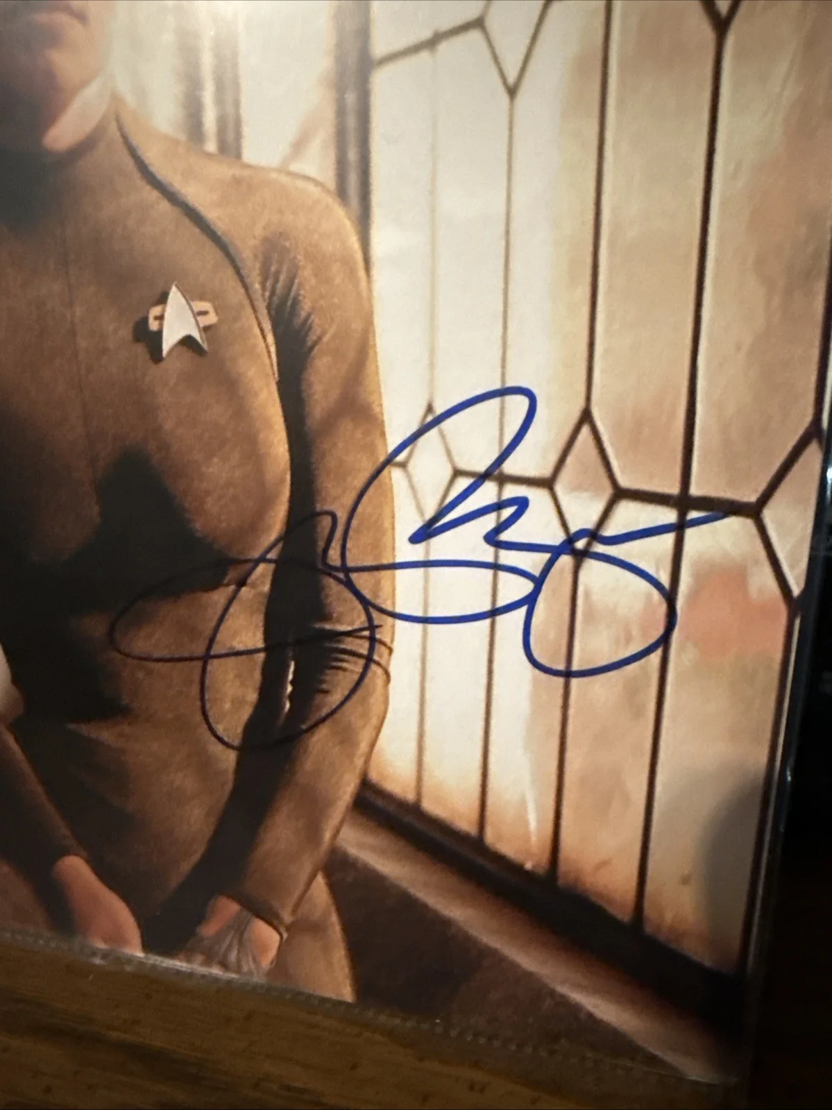 Jeri Ryan — Jeri Ryan Signed Star Trek Voyager 8x10 Autograph Seven Of Nine Picard WW COA, изображение 2
