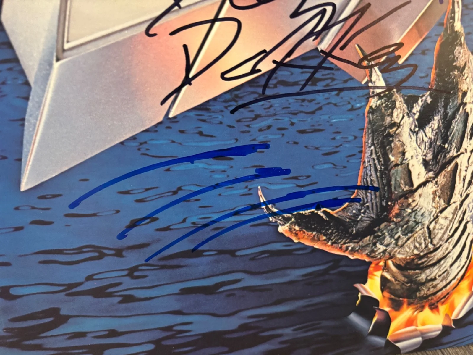 DOKKEN SIGNED AUTOGRAPHED TOOTH AND NAIL LP VINYL RARE X3 DON GEORGE JEFF (2), изображение 3