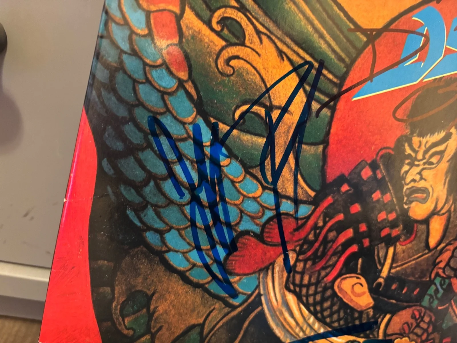 DOKKEN SIGNED AUTOGRAPHED LP VINYL BEAST FROM THE EAST X3 DON GEORGE JEFF RARE, изображение 3