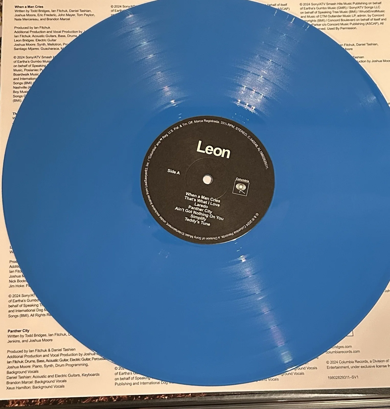 Leon Bridges Signed Vinyl Autographed, image 4