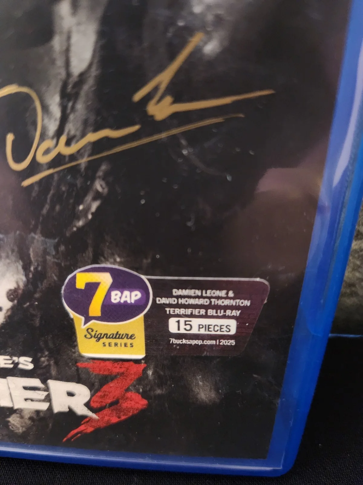 David Howard Thornton, Damen Leone — Terrifier 3 blu-ray Signed JSA Damen Leone + David Howard Thornton! Free Shippin, image 5