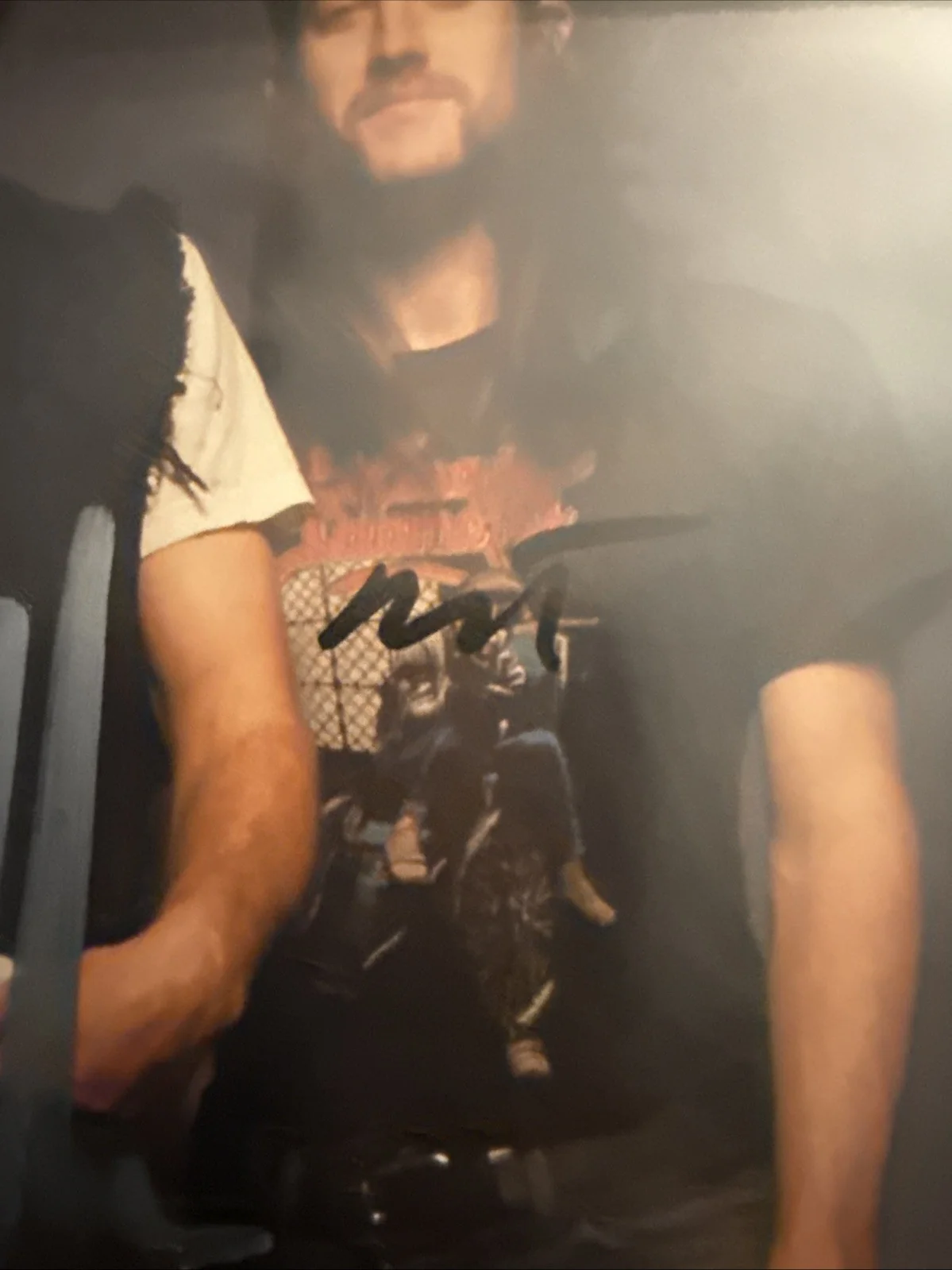 Huntress autographed concert poster Jagermeister, image 5