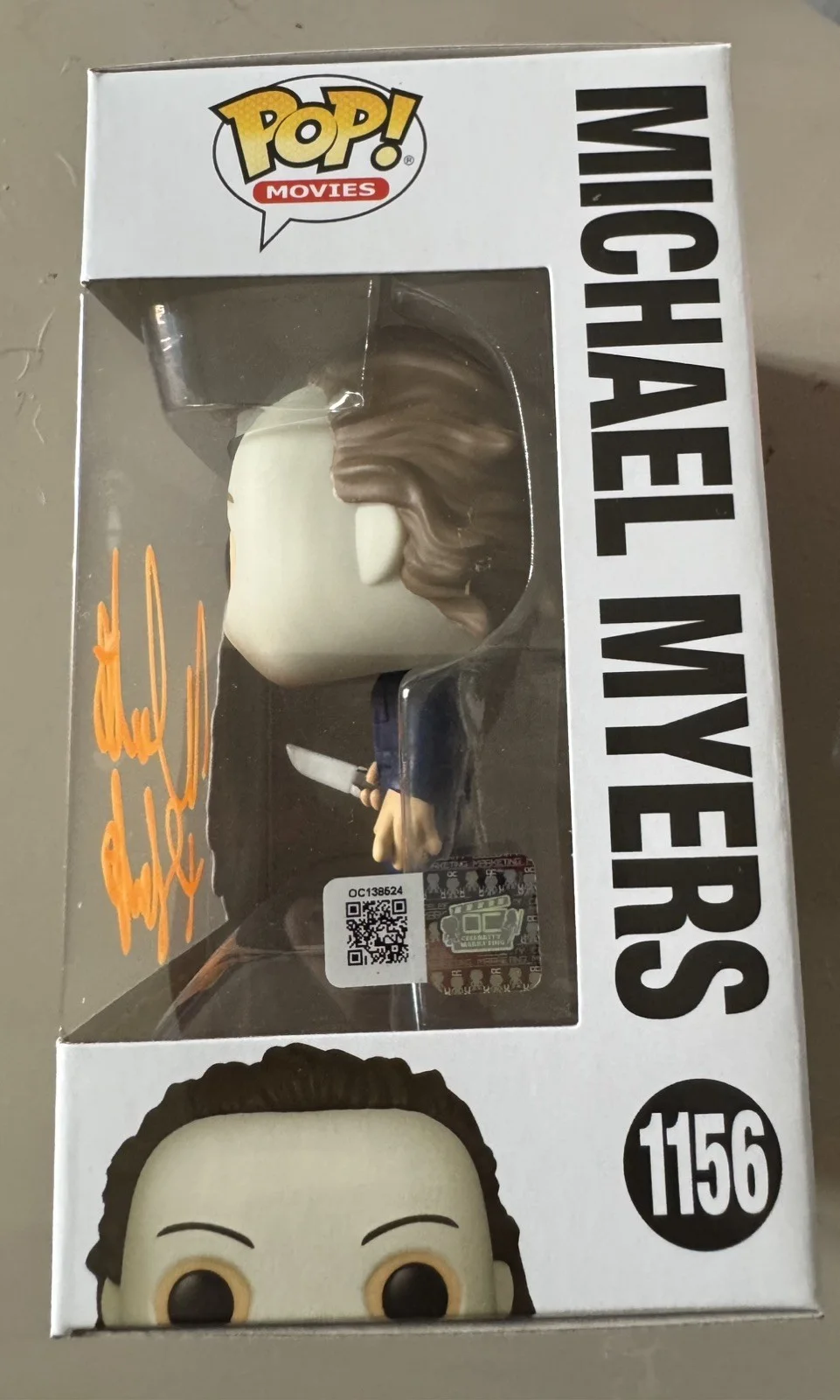 Nick Castle — Nick Castle autographed inscribed Funko Pop #03 Beckett Michael Myers, изображение 2